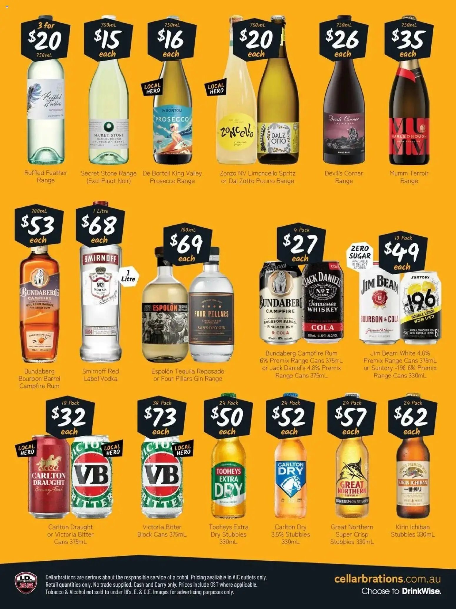 Cellarbrations catalogue from 27/07/2026 Cellarbrations catalogue Pakenham