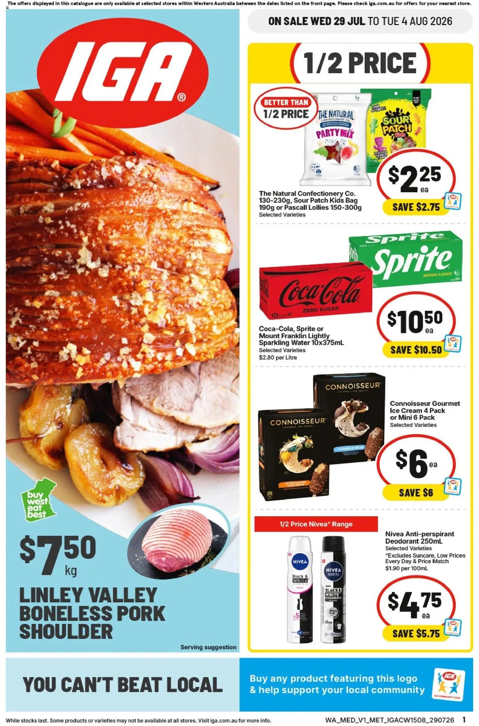 IGA catalogue from 29/07/2026 IGA catalogue WA Medium Metro