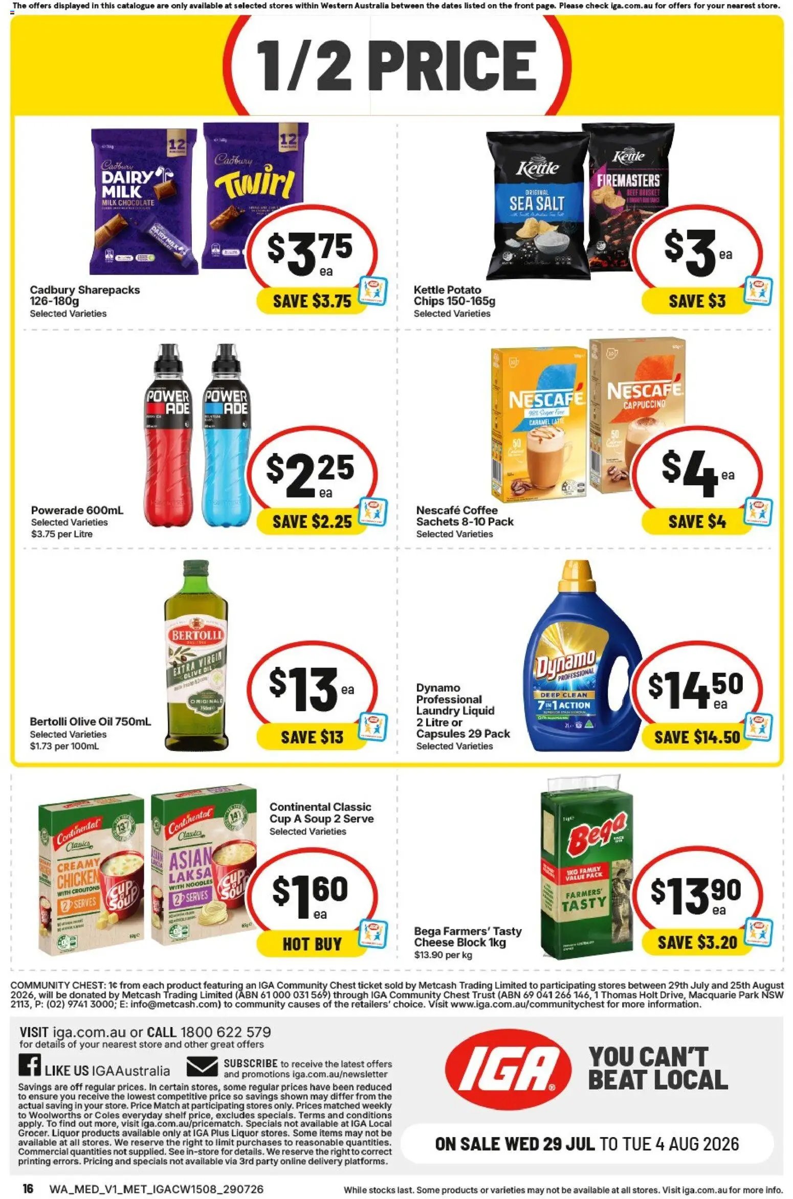 IGA catalogue from 29/07/2026 IGA catalogue WA Medium Metro