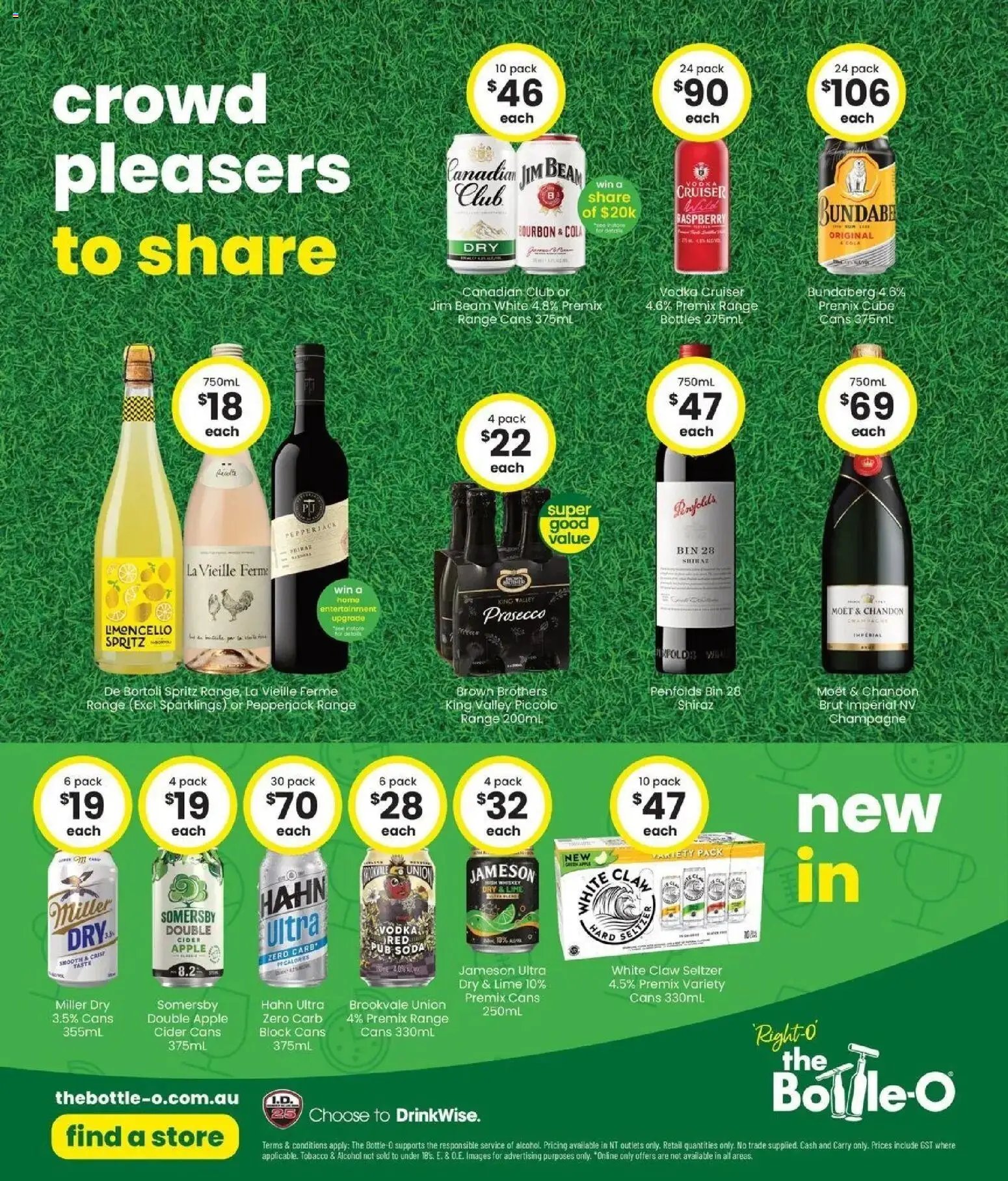 The Bottle-O catalogue from 14/09/2026 Good value booze for good value fans 14/09