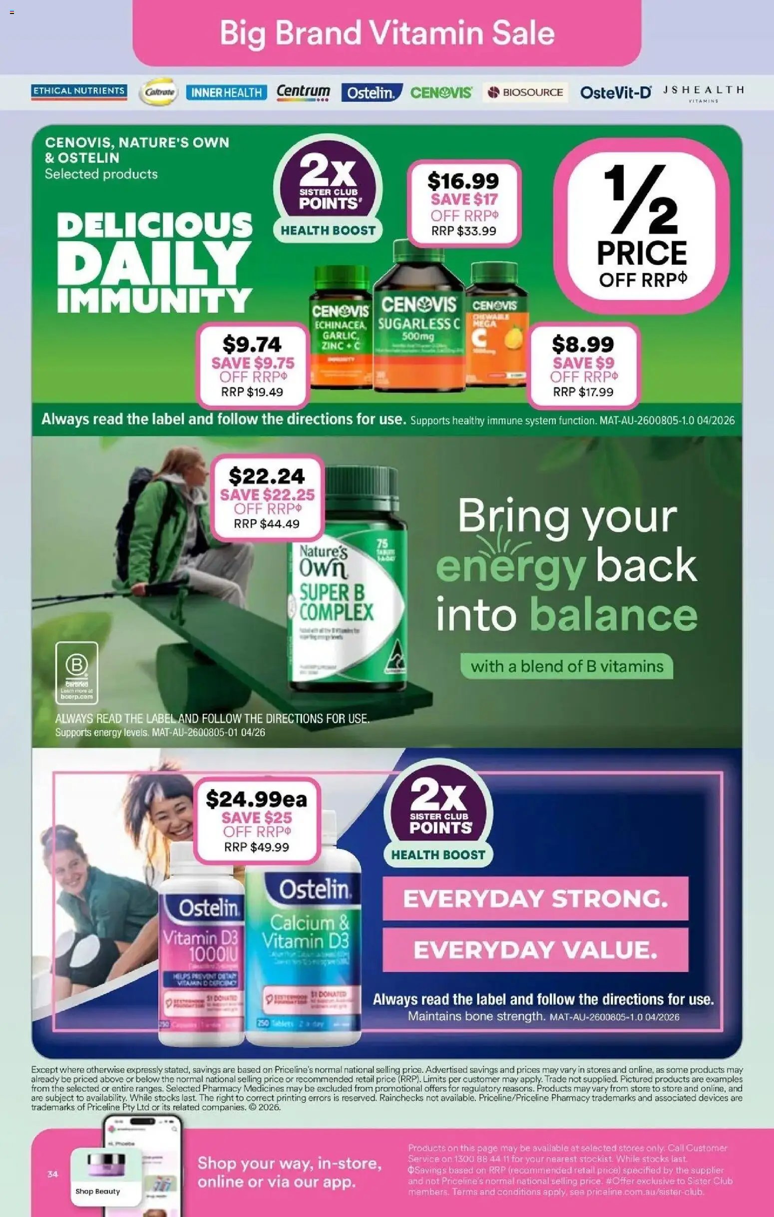 Priceline Pharmacy catalogue from 03/06/2026 Priceline Pharmacy catalogue Bridgewater