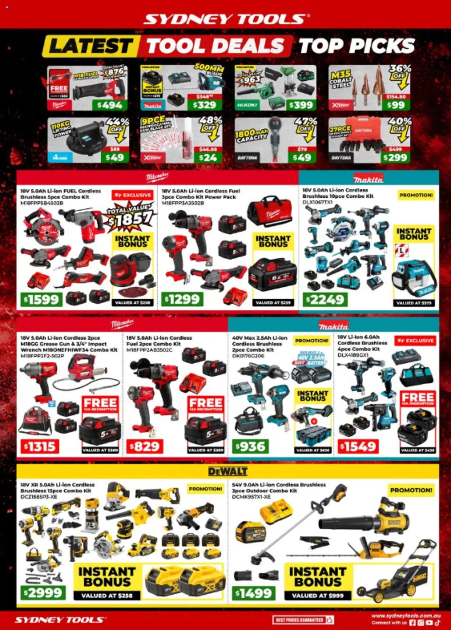 Sydney Tools catalogue from 28/07/2026 Sydney Tools catalogue