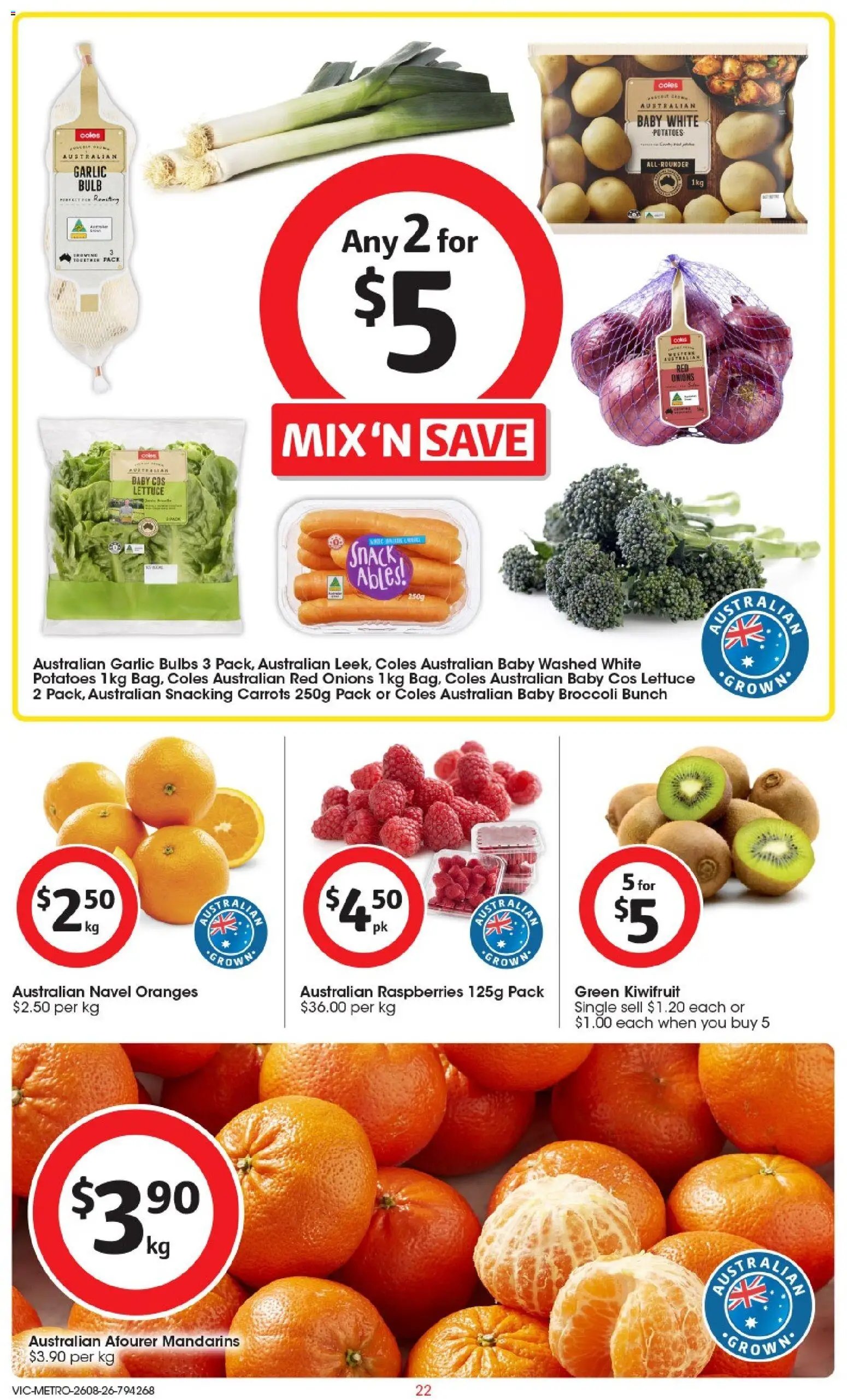 Coles catalogue from 26/08/2026 Coles catalogue VIC