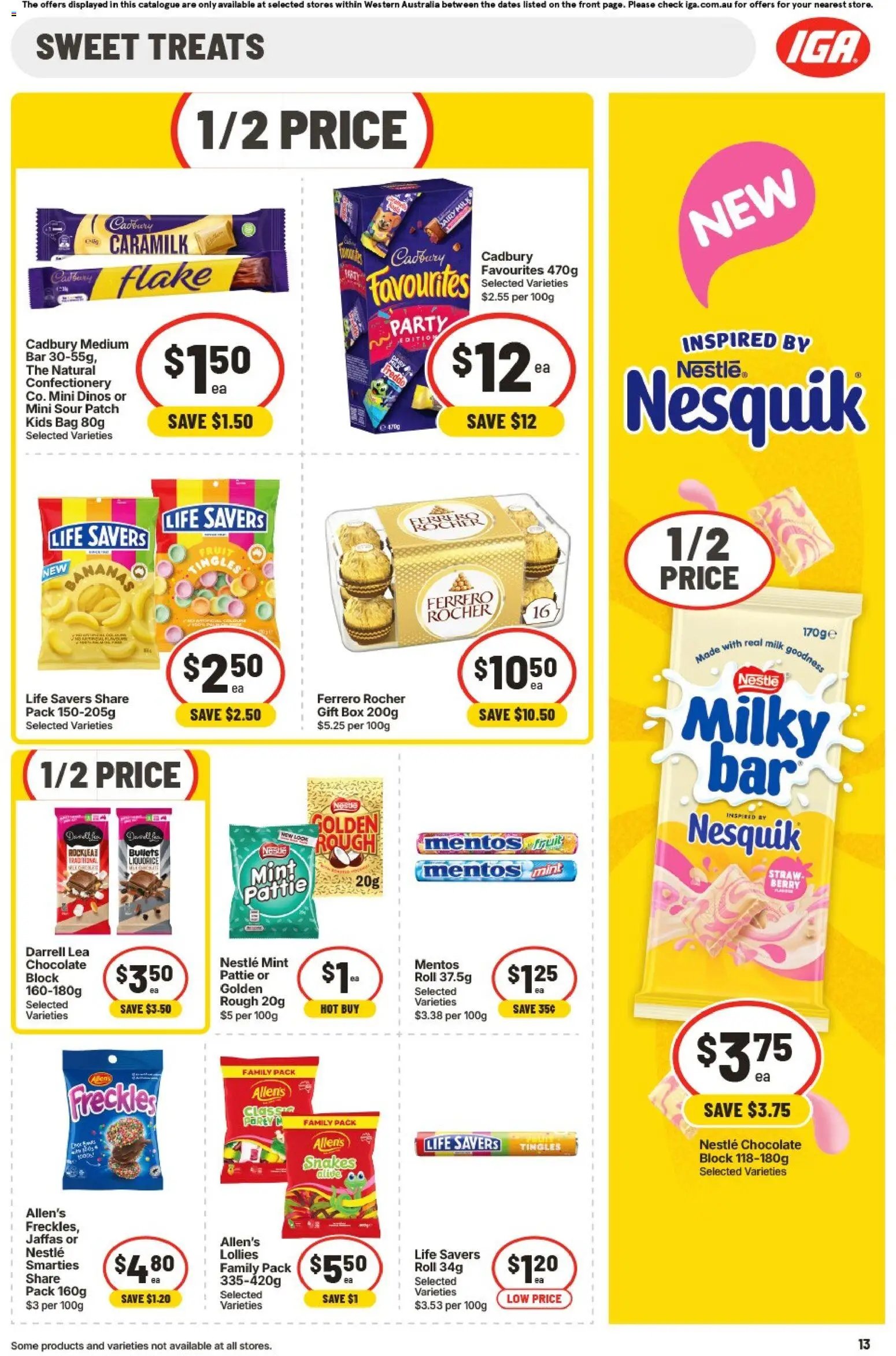 IGA catalogue from 01/07/2026 IGA catalogue WA