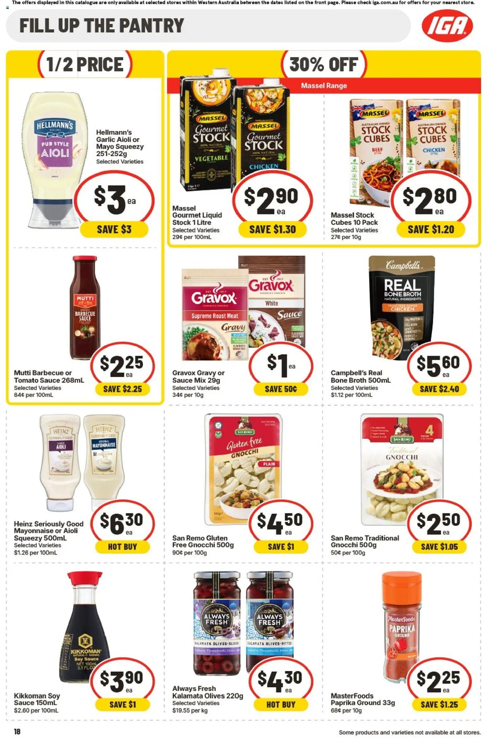 IGA catalogue from 01/07/2026 IGA catalogue WA