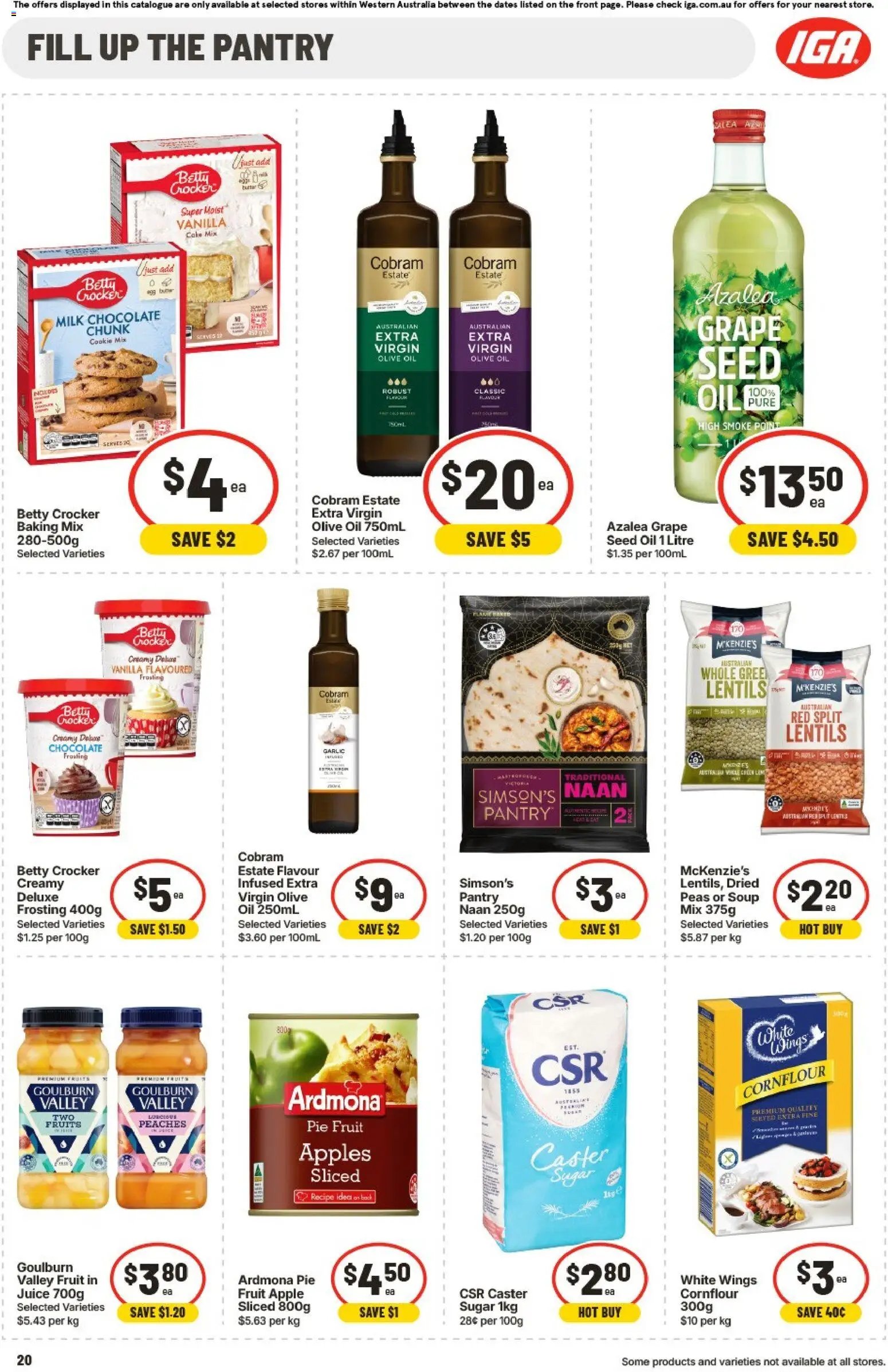 IGA catalogue from 01/07/2026 IGA catalogue WA