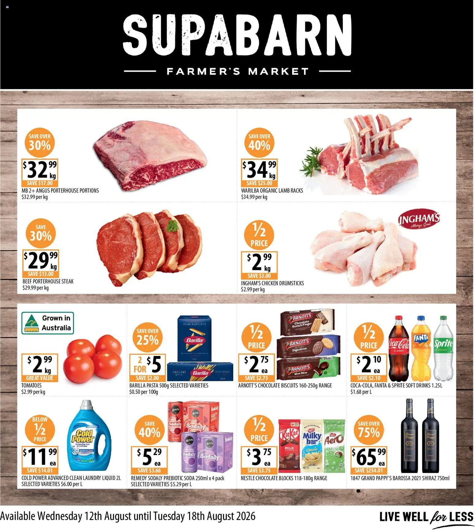Supabarn catalogue from 12/08/2026 Supabarn catalogue