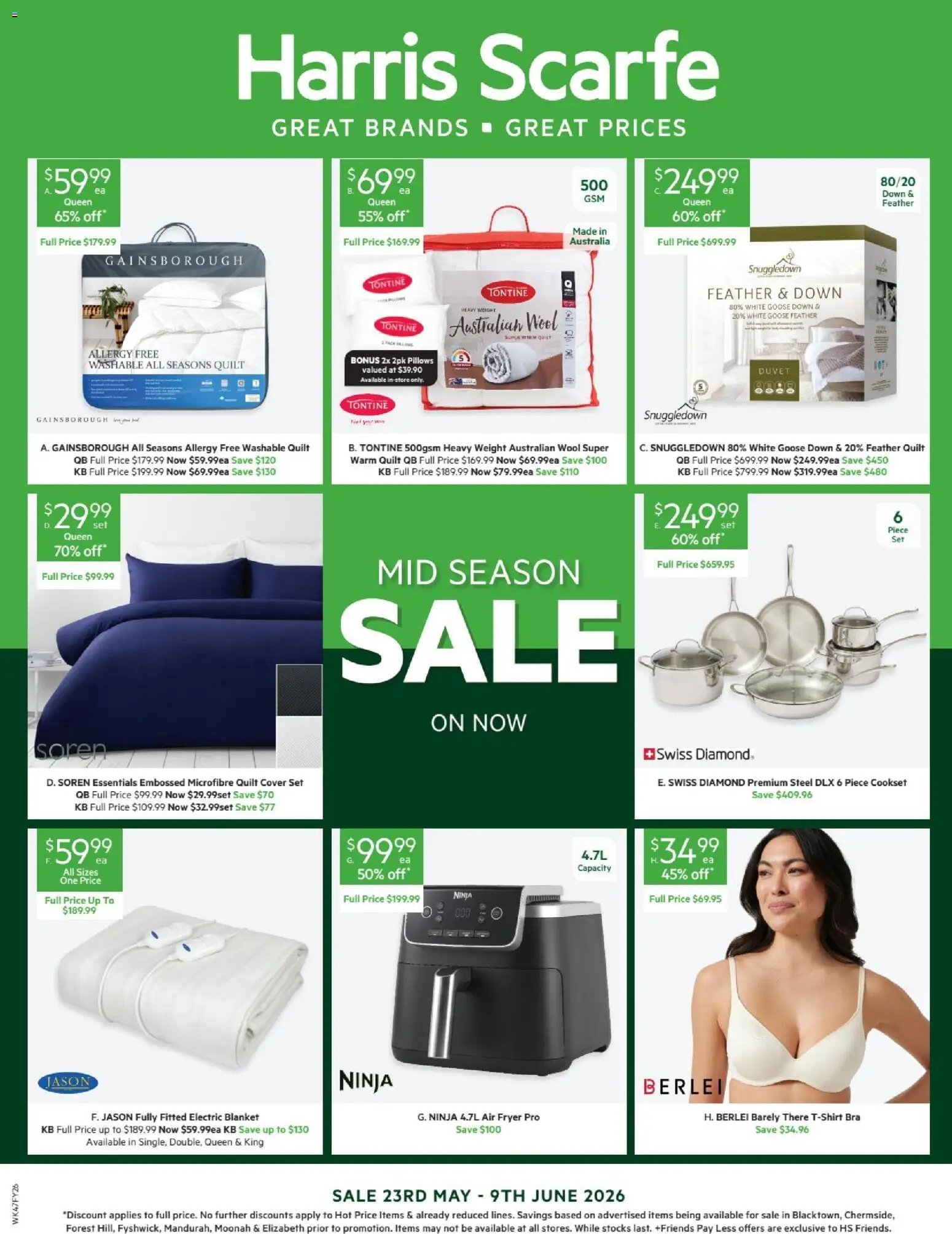 Harris Scarfe catalogue from 22/05/2026 Harris Scarfe catalogue (2026-05-22 - 2026-06-09) | 1