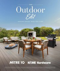 Mitre 10 catalogue from 16/09/2026 Mitre 10 The Outdoor Edit