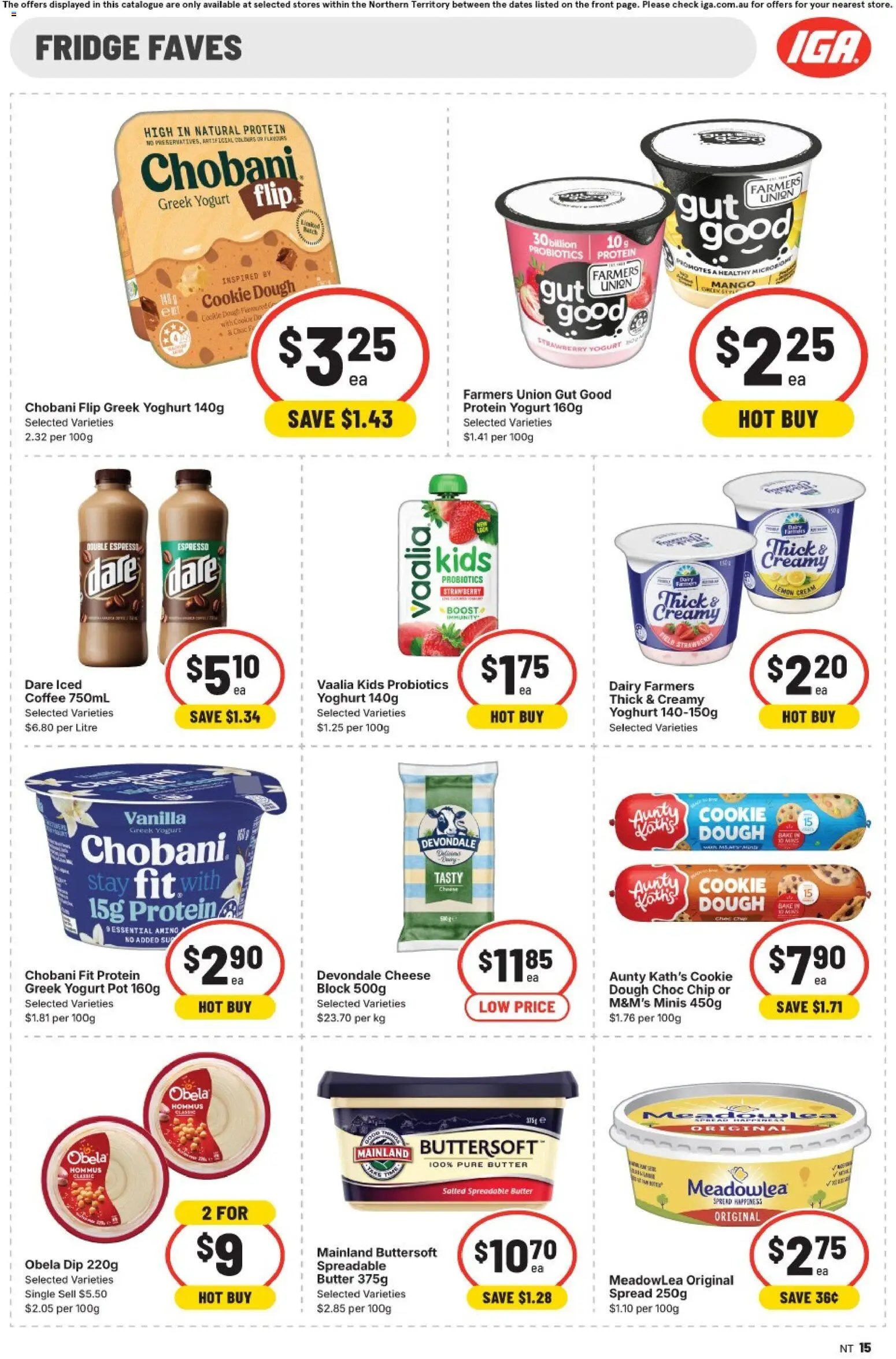 IGA catalogue from 15/07/2026 IGA catalogue NT