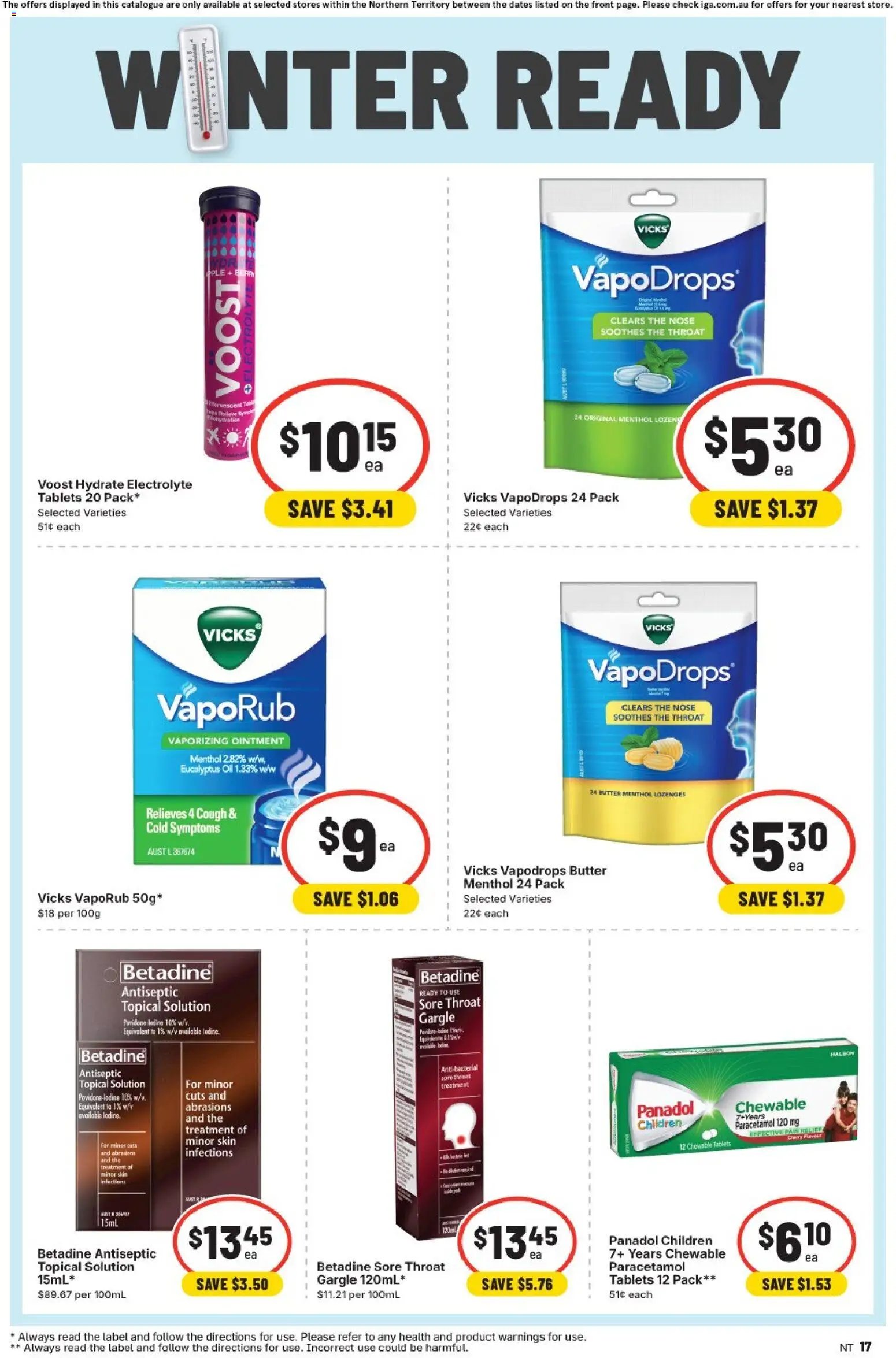 IGA catalogue from 15/07/2026 IGA catalogue NT