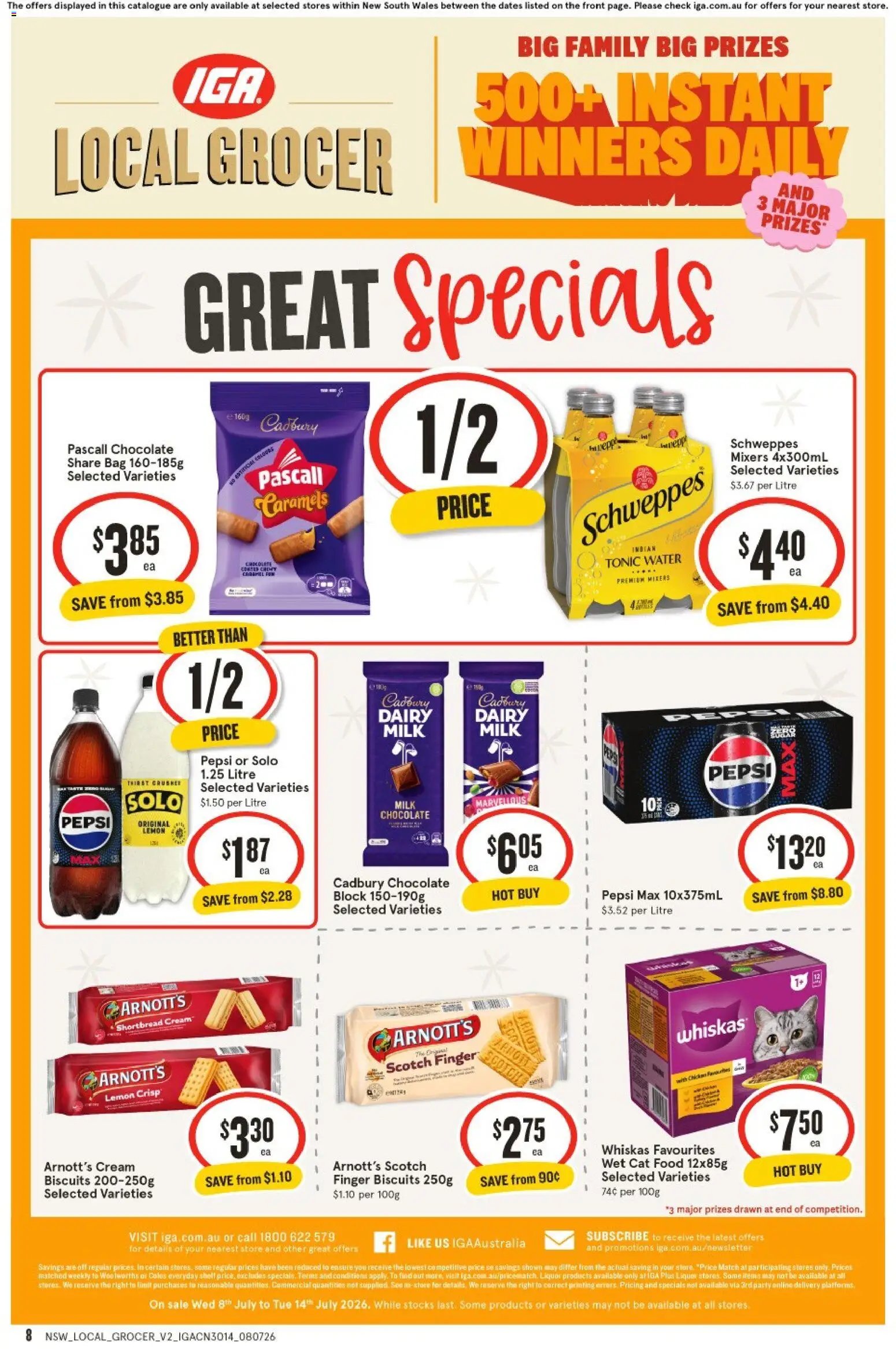 IGA catalogue from 08/07/2026 IGA Local Grocer NSW