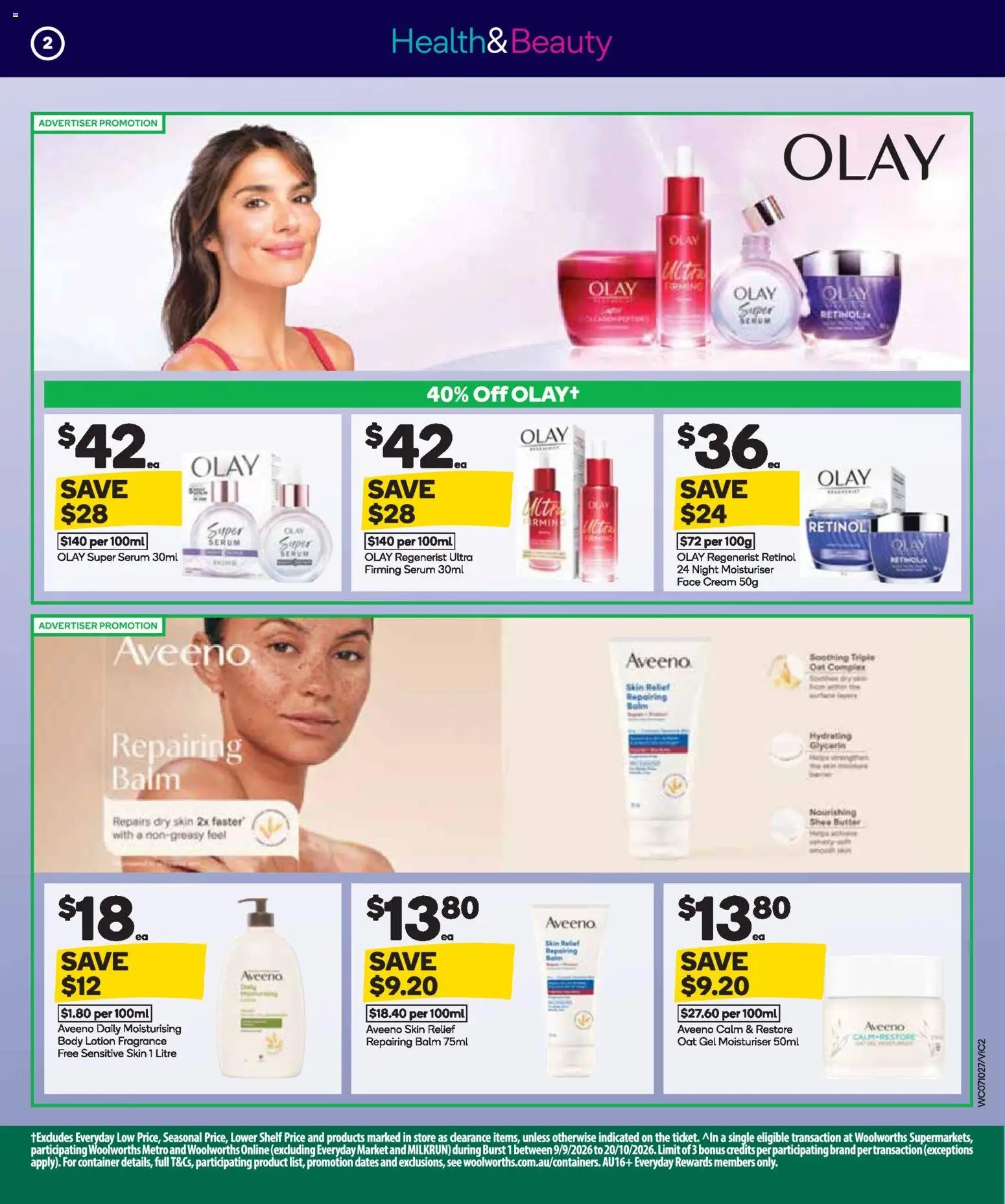 Woolworths catalogue from 07/10/2026 Woolworths Spring Health & Beauty Catalogue VIC