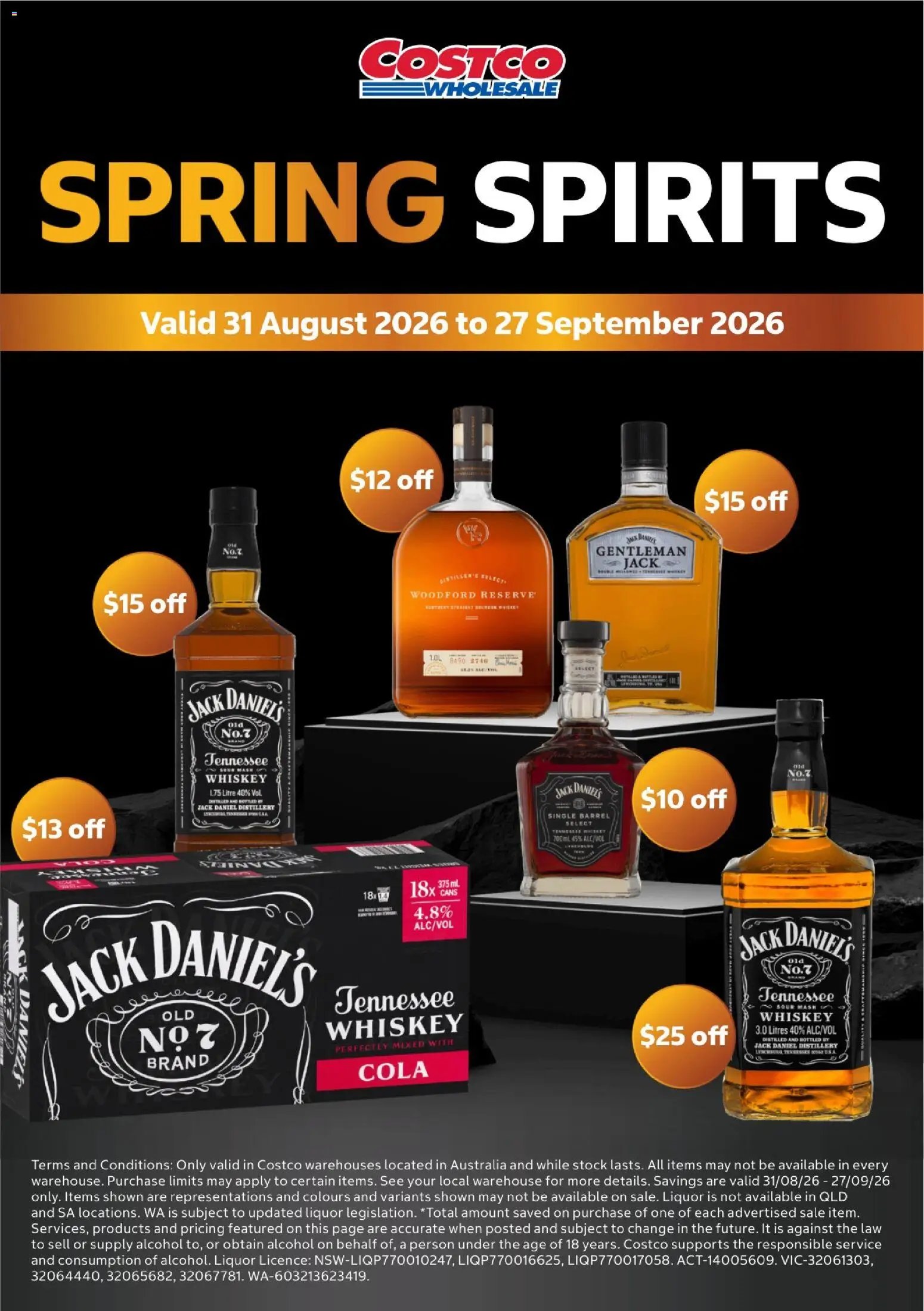 Costco catalogue from 31/08/2026 Costco Spring Spirits