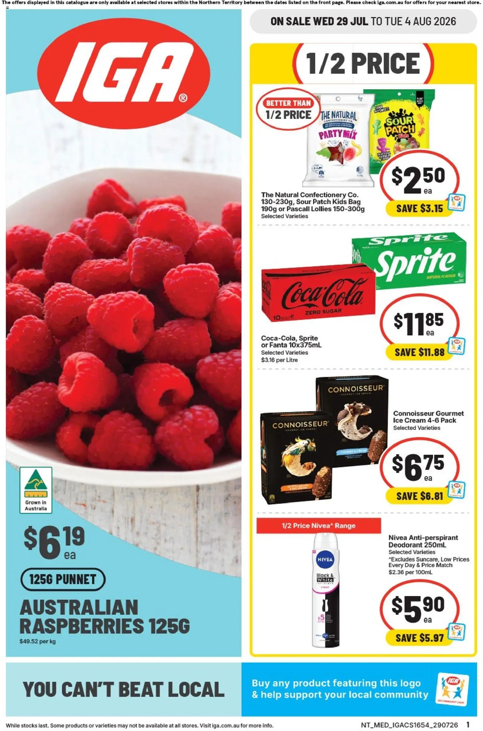IGA catalogue from 29/07/2026 IGA catalogue NT