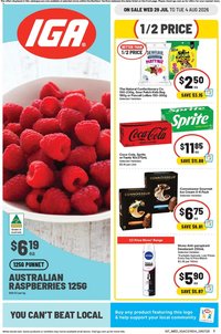 IGA catalogue from 29/07/2026 IGA catalogue NT