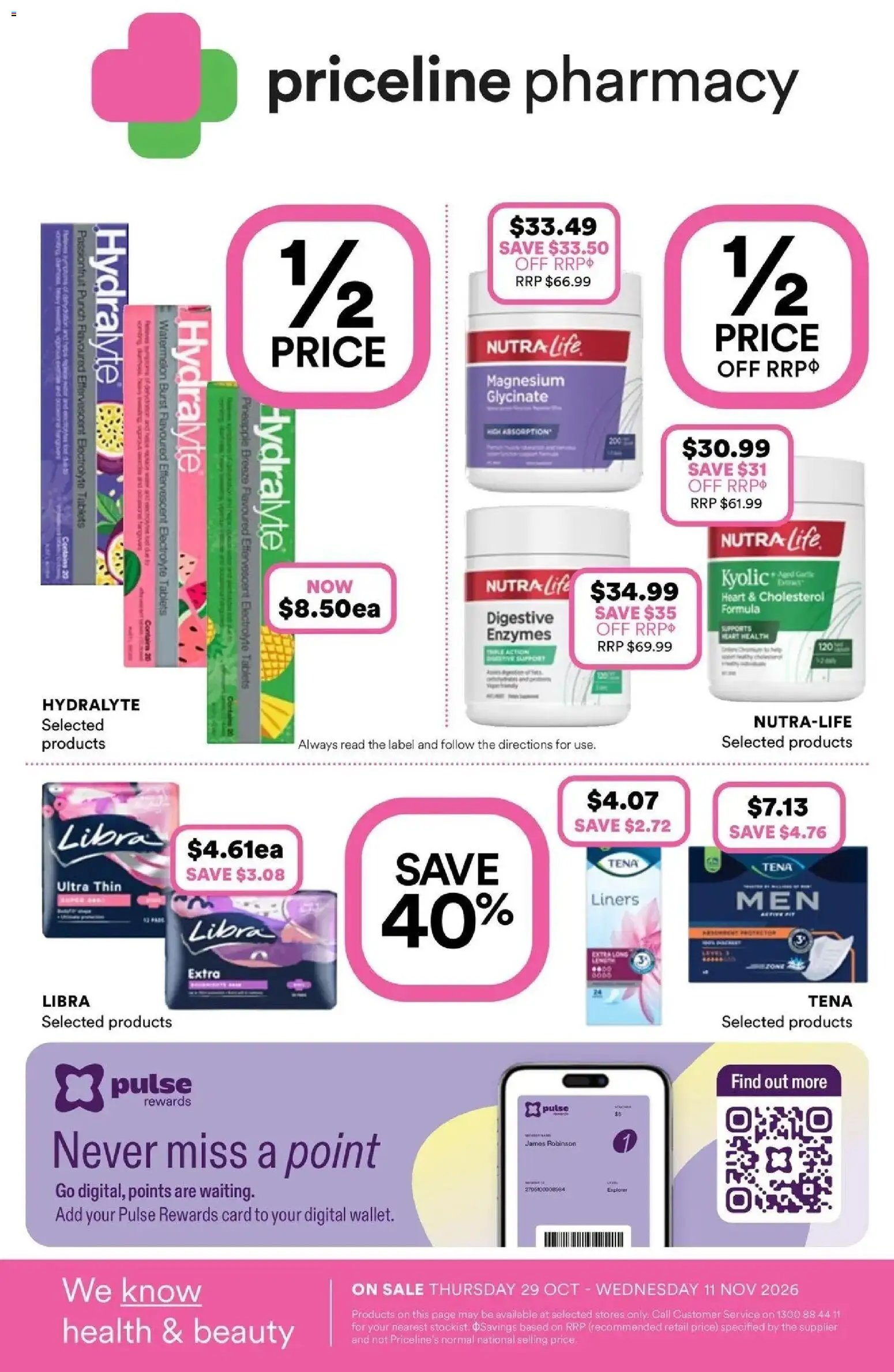 Priceline Pharmacy catalogue Toowong valid from 29/10/2026 - Latest Specials & Offers