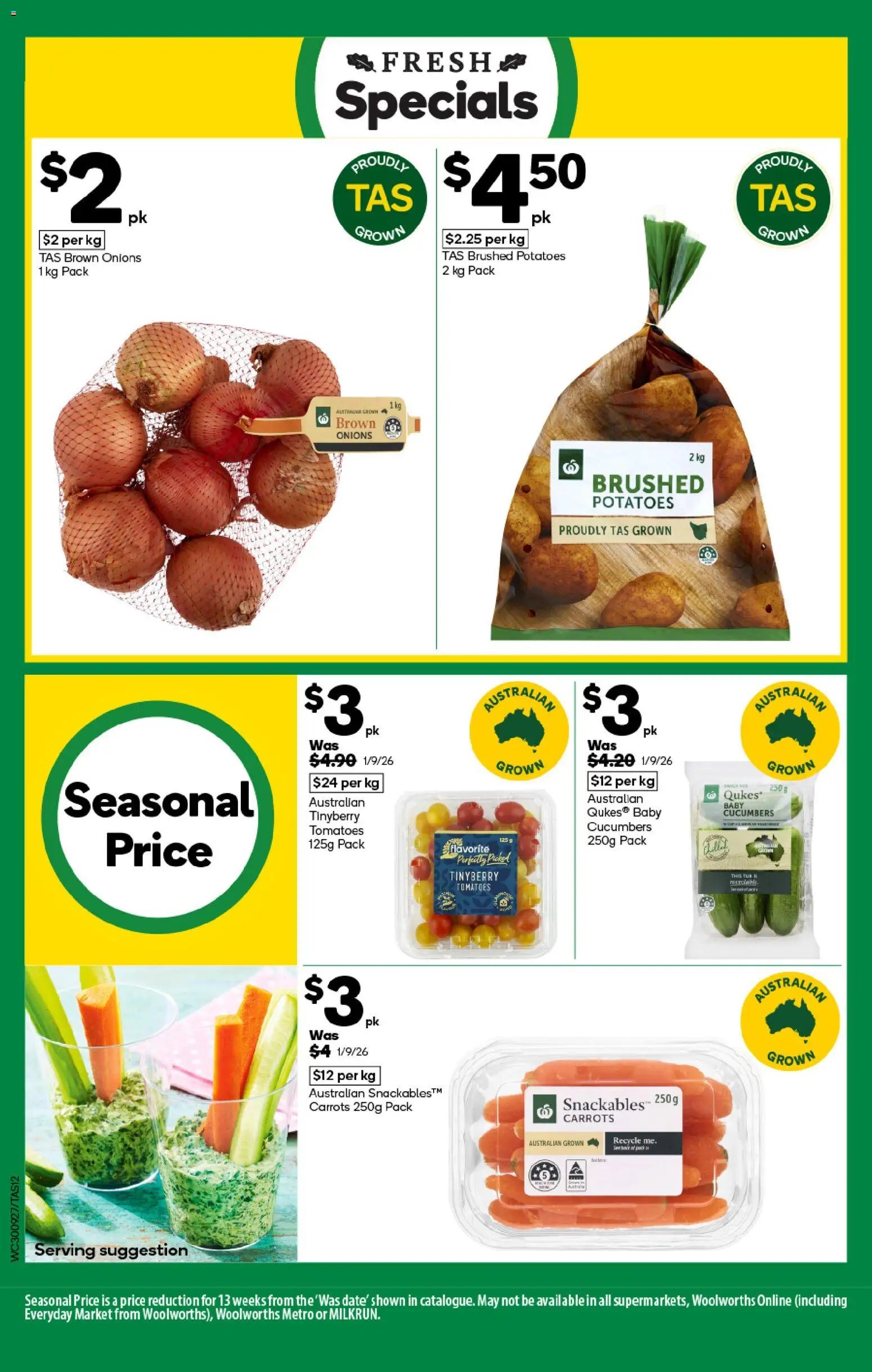 Woolworths catalogue from 30/09/2026 Woolworths catalogue TAS