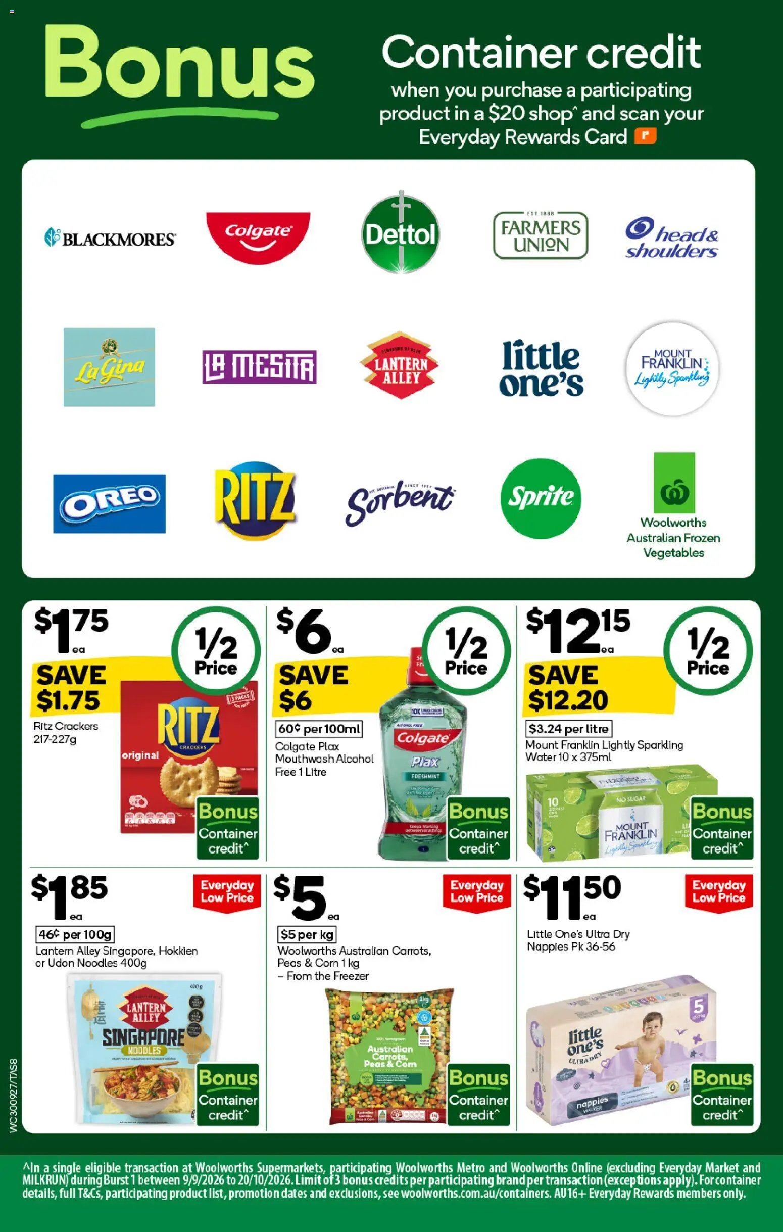Woolworths catalogue from 30/09/2026 Woolworths catalogue TAS