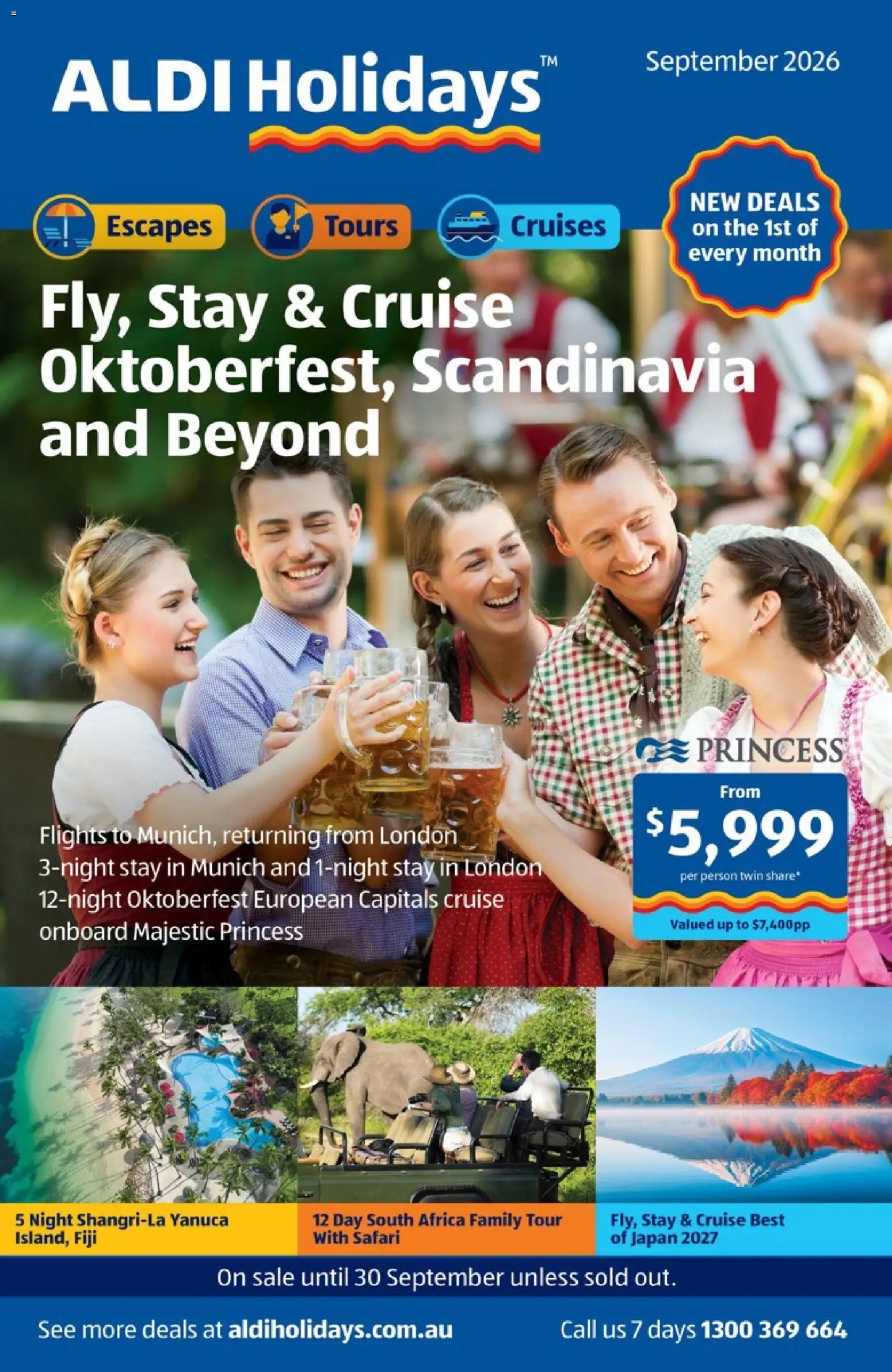 Aldi catalogue from 01/09/2026 Aldi September Holidays