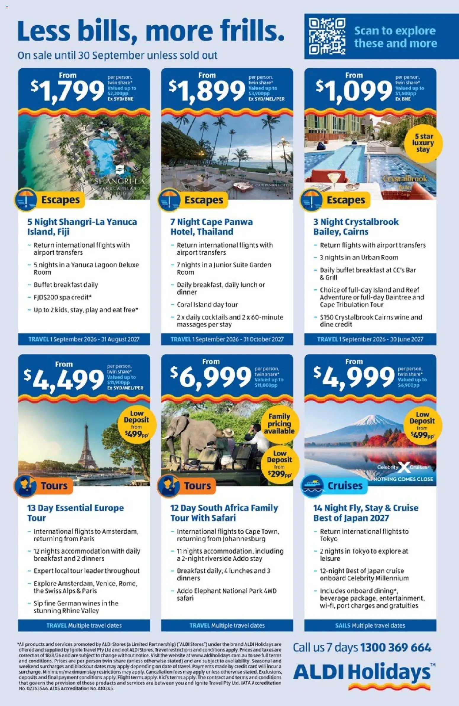Aldi catalogue from 01/09/2026 Aldi September Holidays