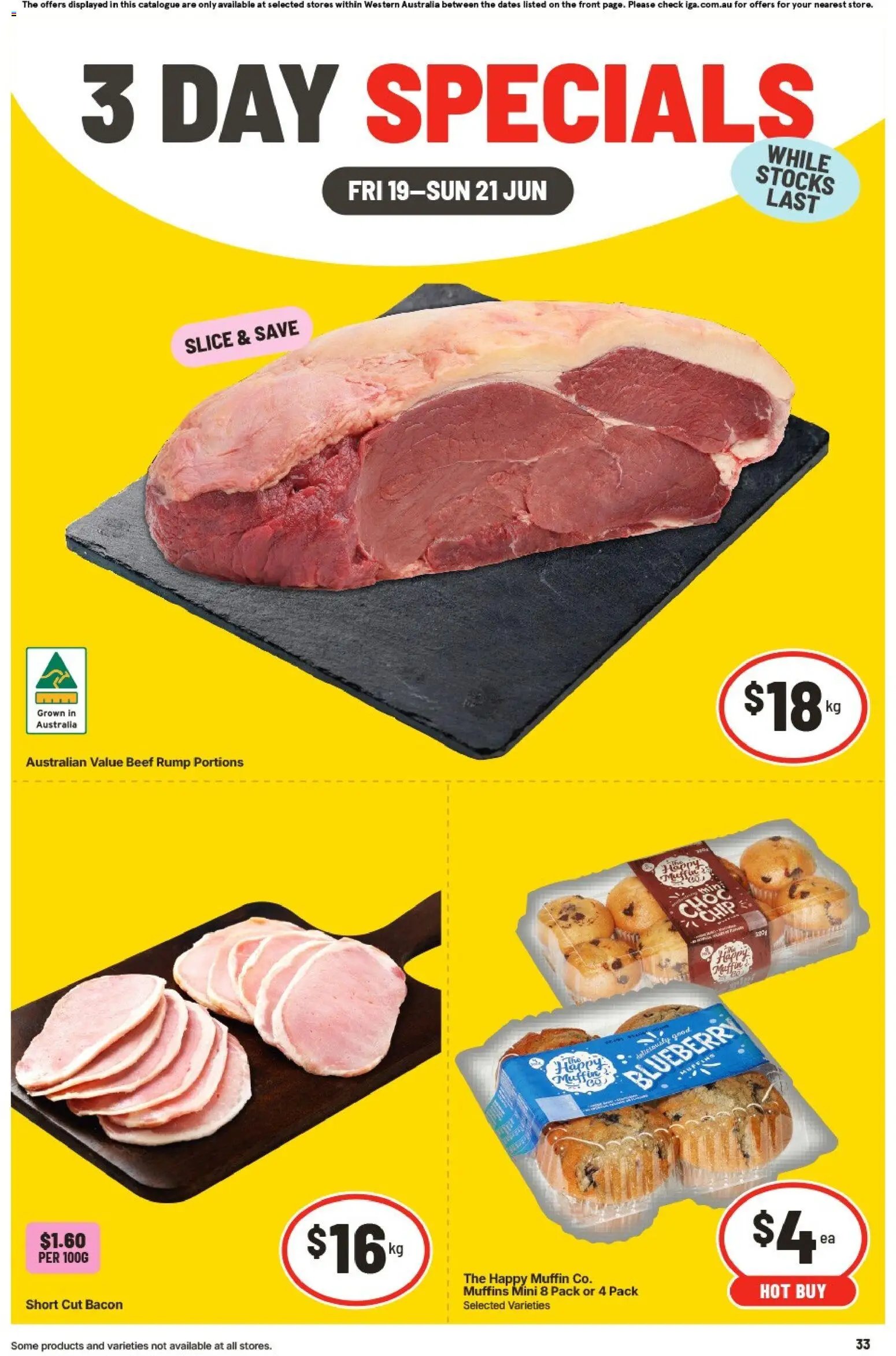 IGA catalogue from 19/06/2026 IGA 3 Day Specials WA