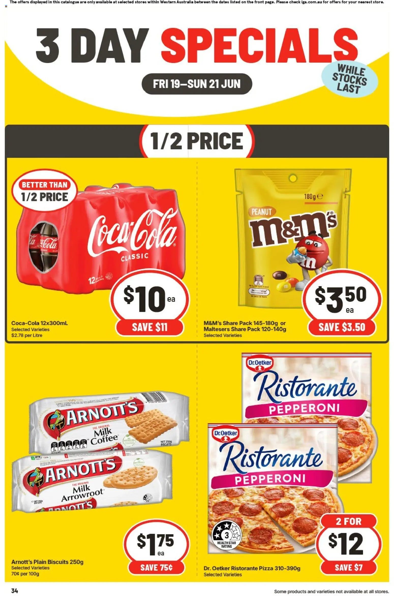 IGA catalogue from 19/06/2026 IGA 3 Day Specials WA