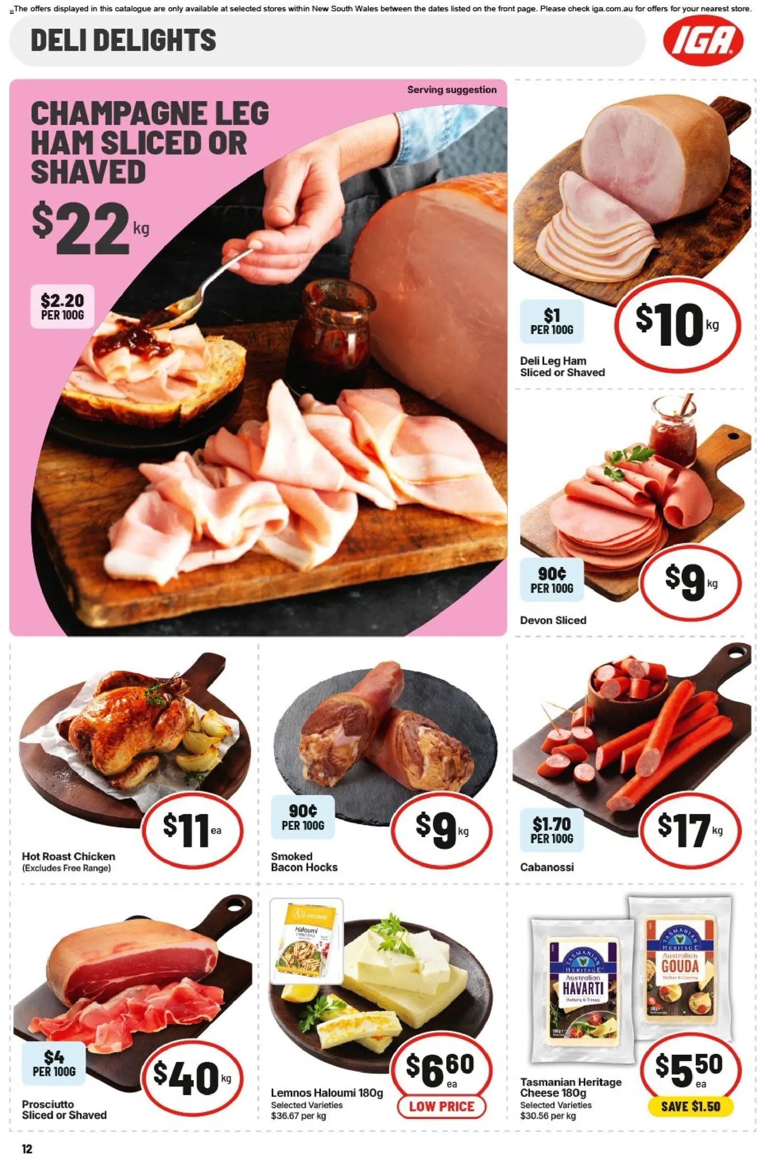 IGA catalogue from 09/09/2026 IGA catalogue Eveleigh