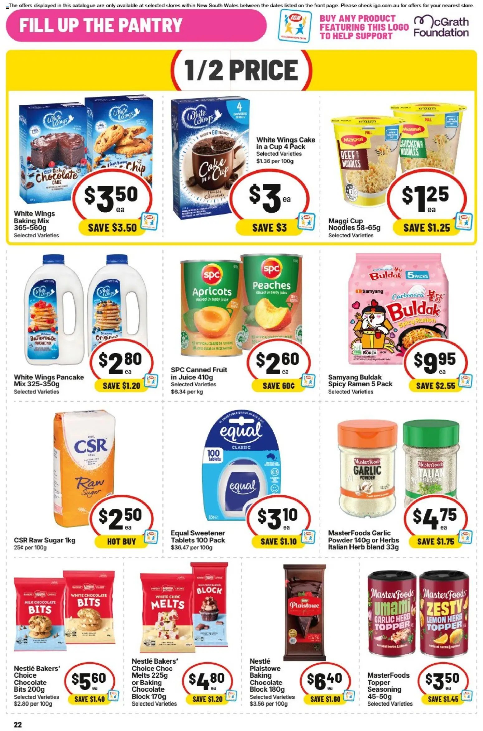 IGA catalogue from 09/09/2026 IGA catalogue Eveleigh