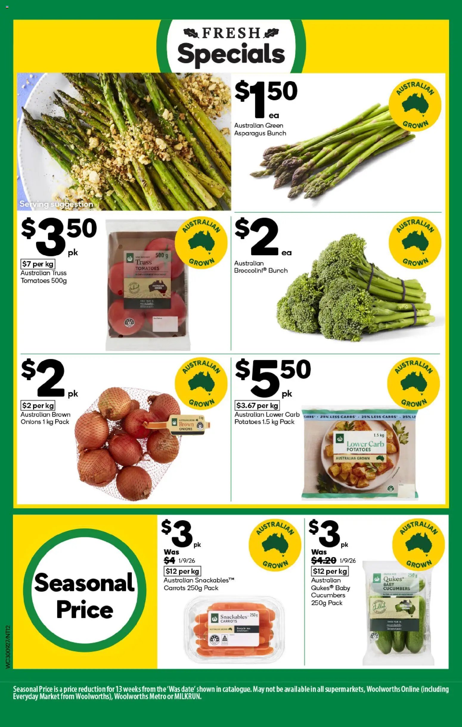 Woolworths catalogue from 30/09/2026 Woolworths catalogue NT