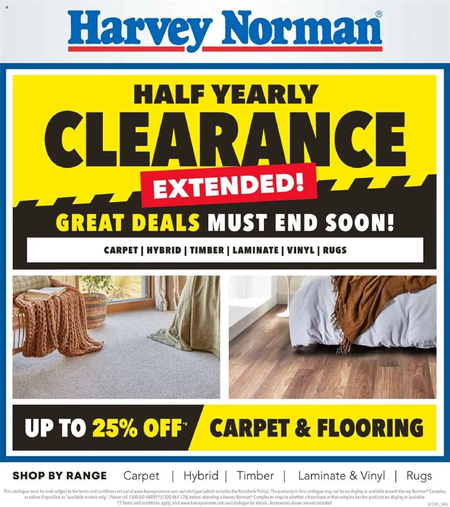 Harvey Norman catalogue from 01/07/2026 Harvey Norman catalogue Flooring Clearance