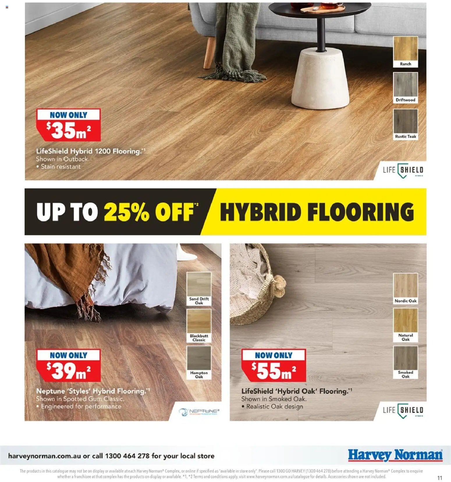 Harvey Norman catalogue from 01/07/2026 Harvey Norman catalogue Flooring Clearance
