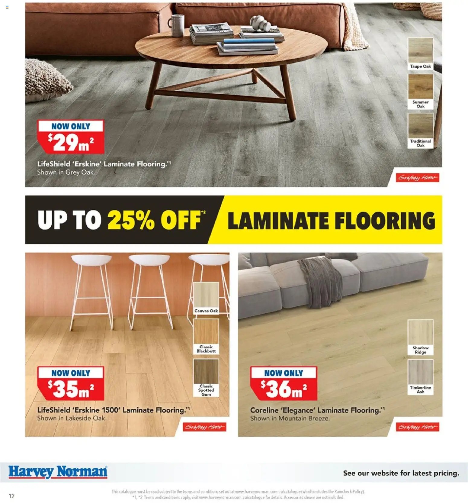 Harvey Norman catalogue from 01/07/2026 Harvey Norman catalogue Flooring Clearance