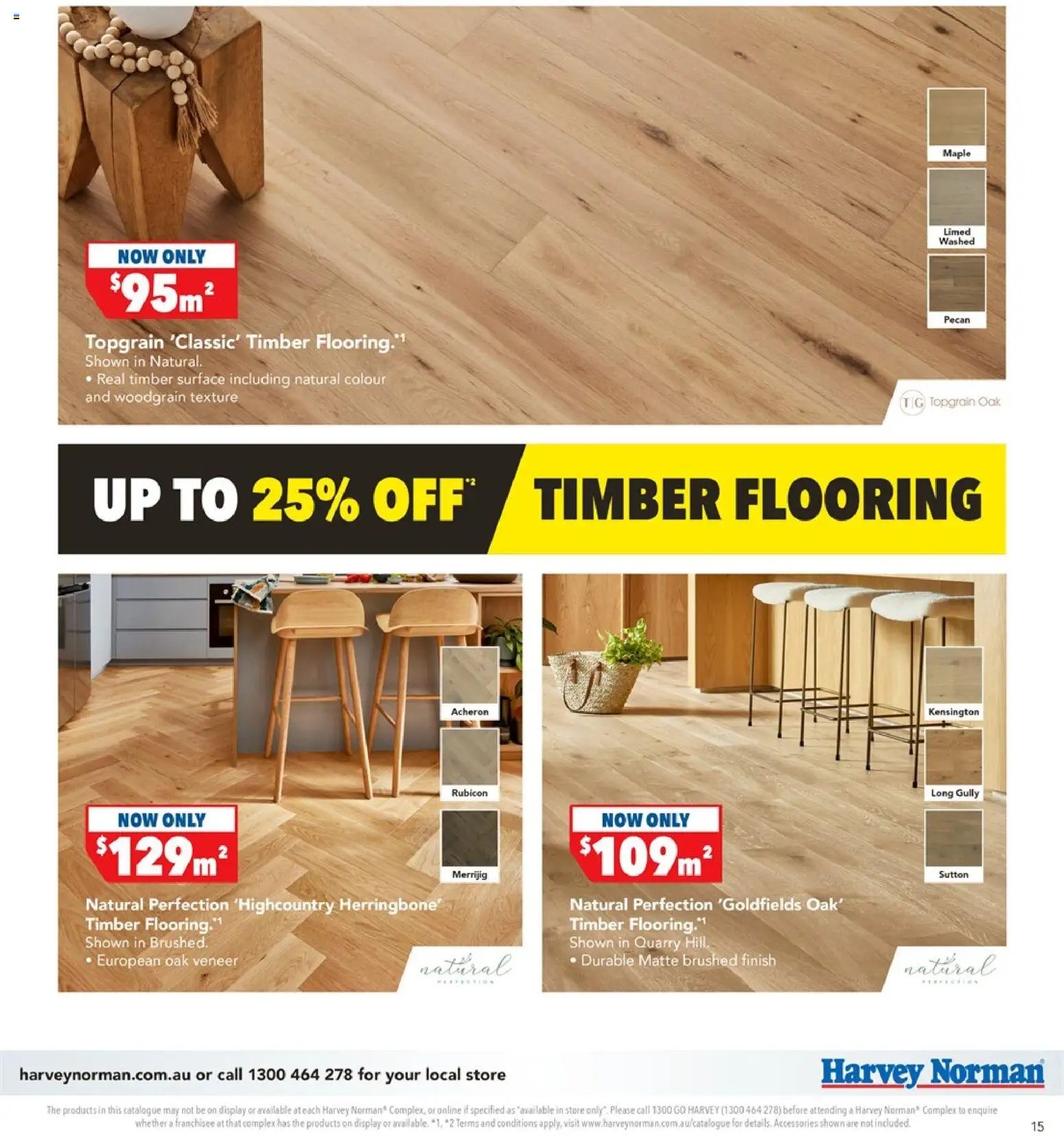 Harvey Norman catalogue from 01/07/2026 Harvey Norman catalogue Flooring Clearance