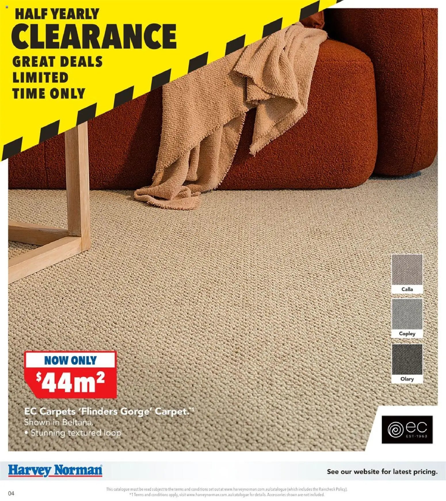 Harvey Norman catalogue from 01/07/2026 Harvey Norman catalogue Flooring Clearance
