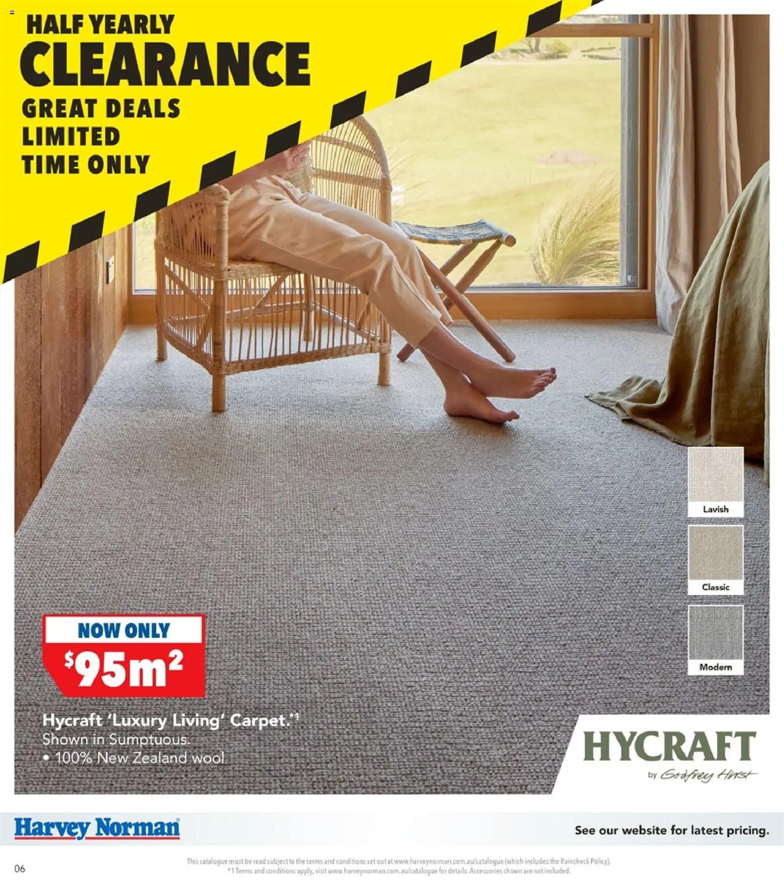 Harvey Norman catalogue from 01/07/2026 Harvey Norman catalogue Flooring Clearance