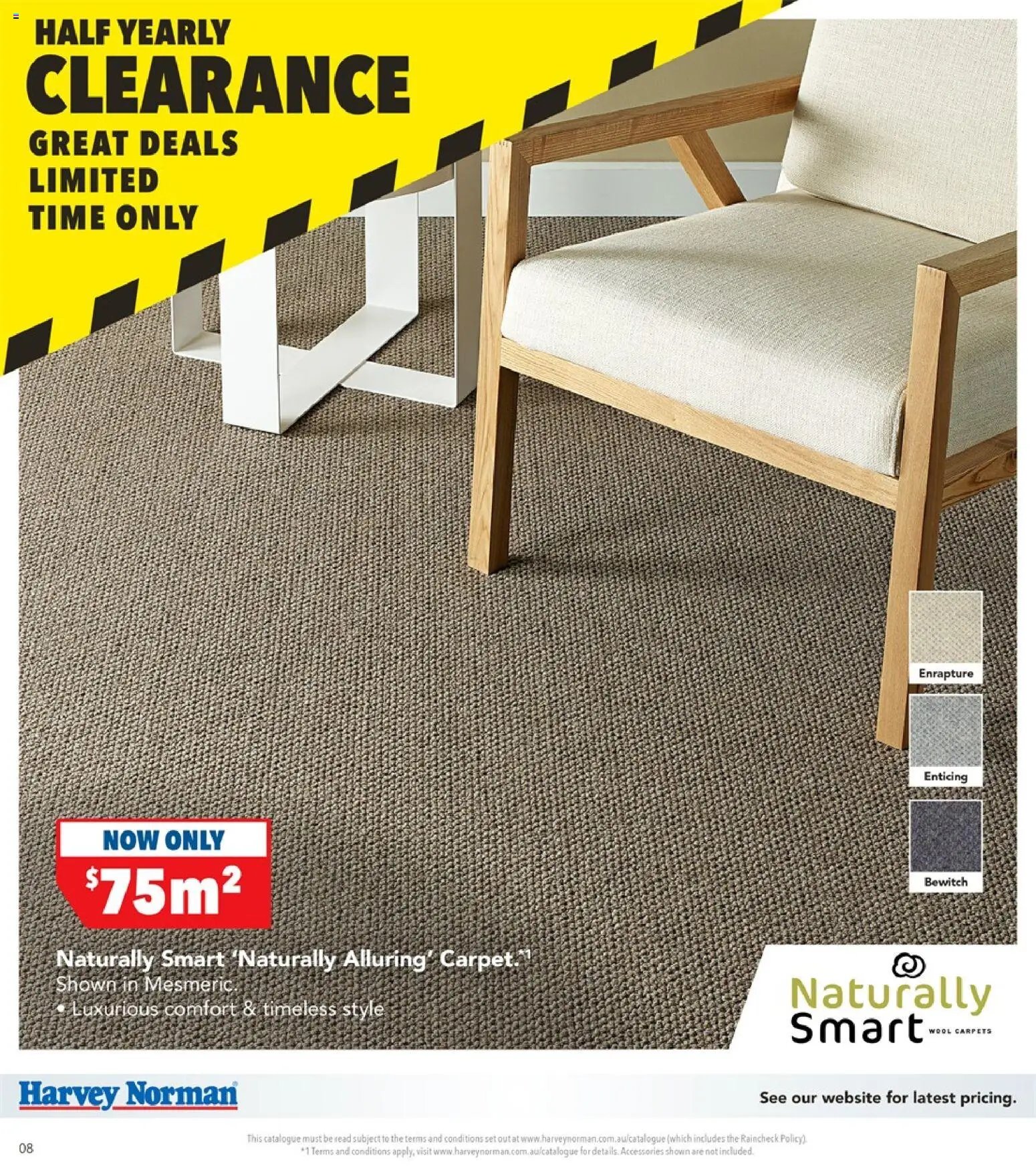 Harvey Norman catalogue from 01/07/2026 Harvey Norman catalogue Flooring Clearance