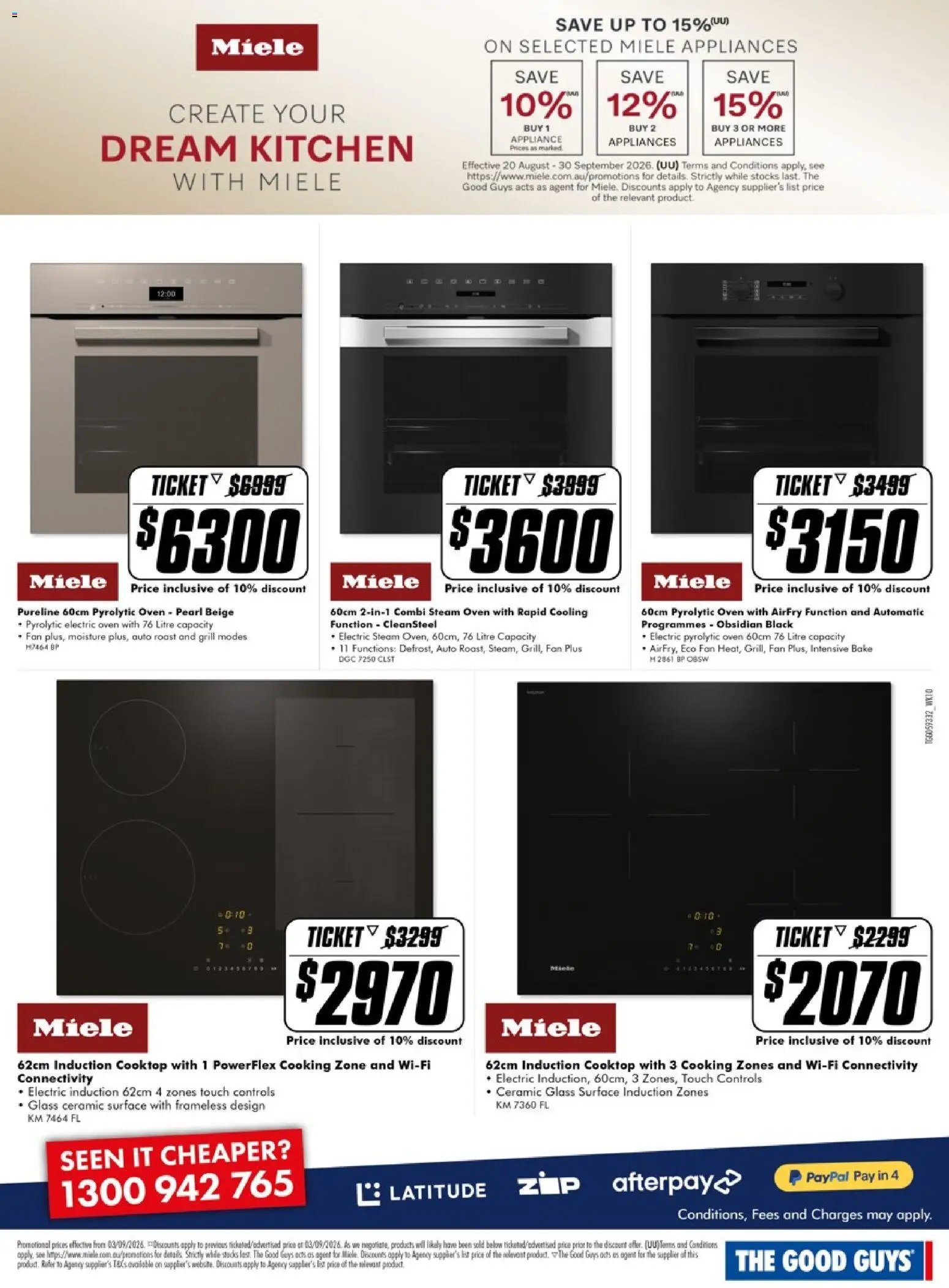 The Good Guys catalogue from 03/09/2026 The Good Guys Miele