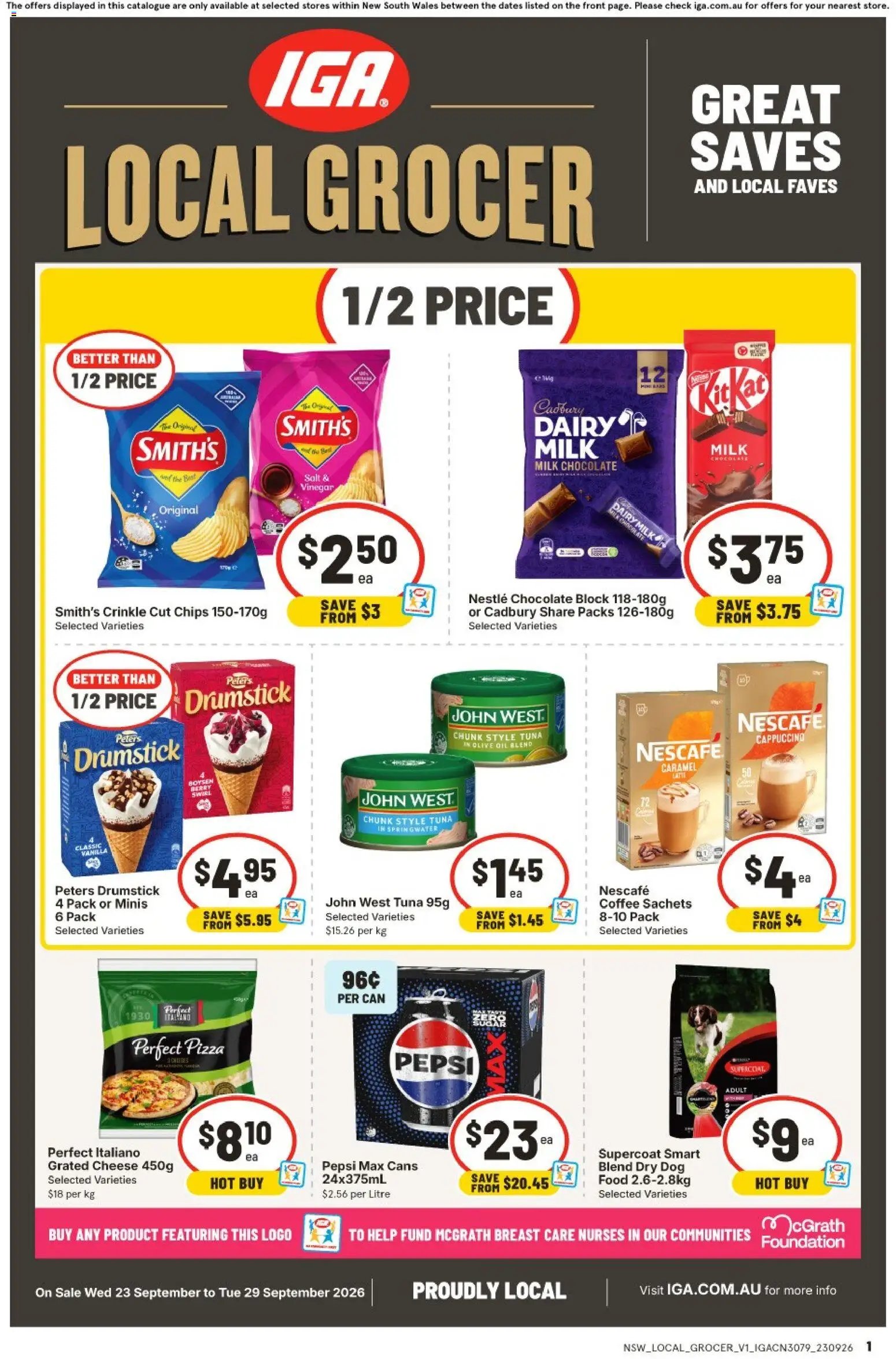 IGA catalogue from 23/09/2026 IGA Local Grocer Enmore