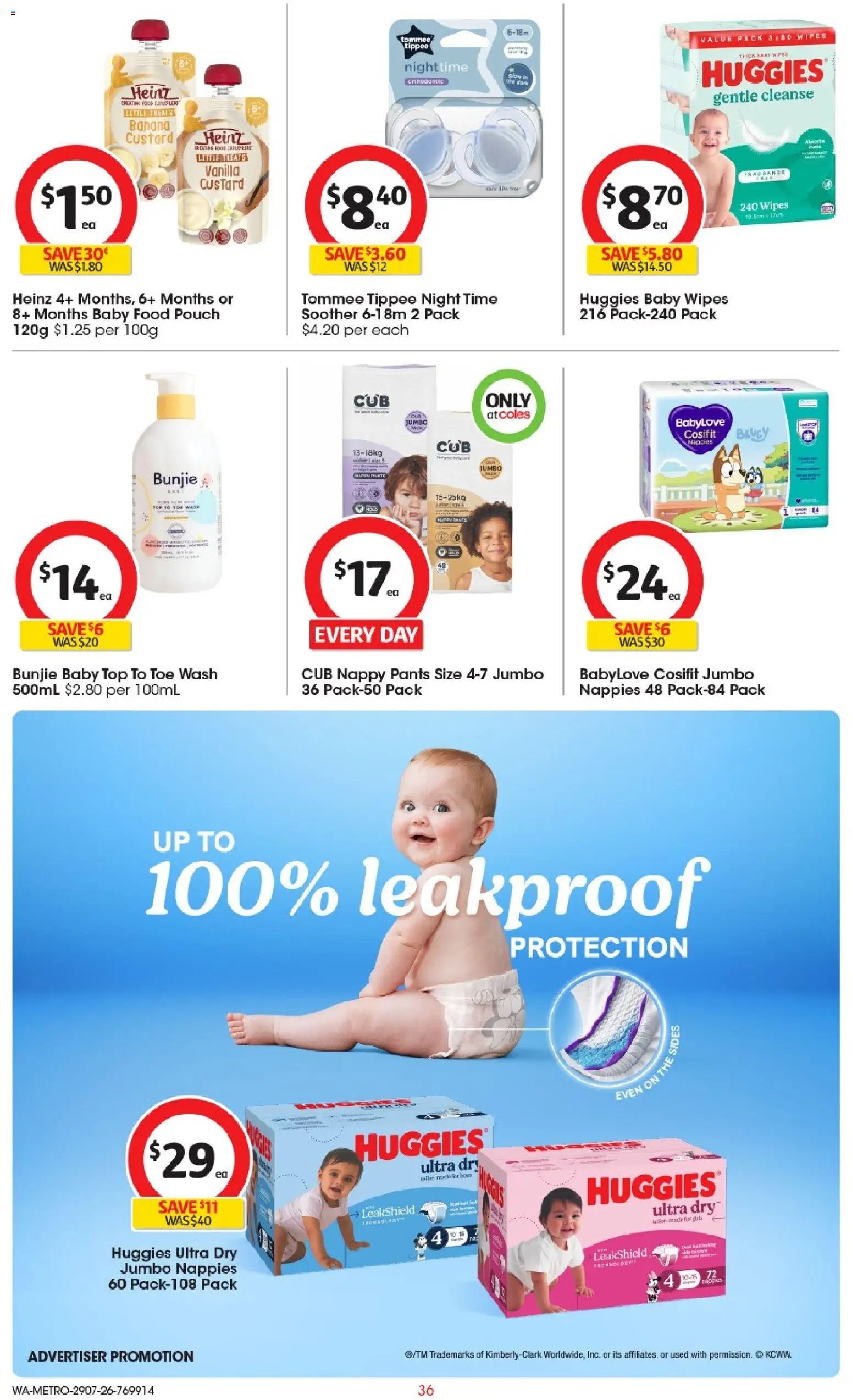 Coles catalogue from 29/07/2026 Coles catalogue WA