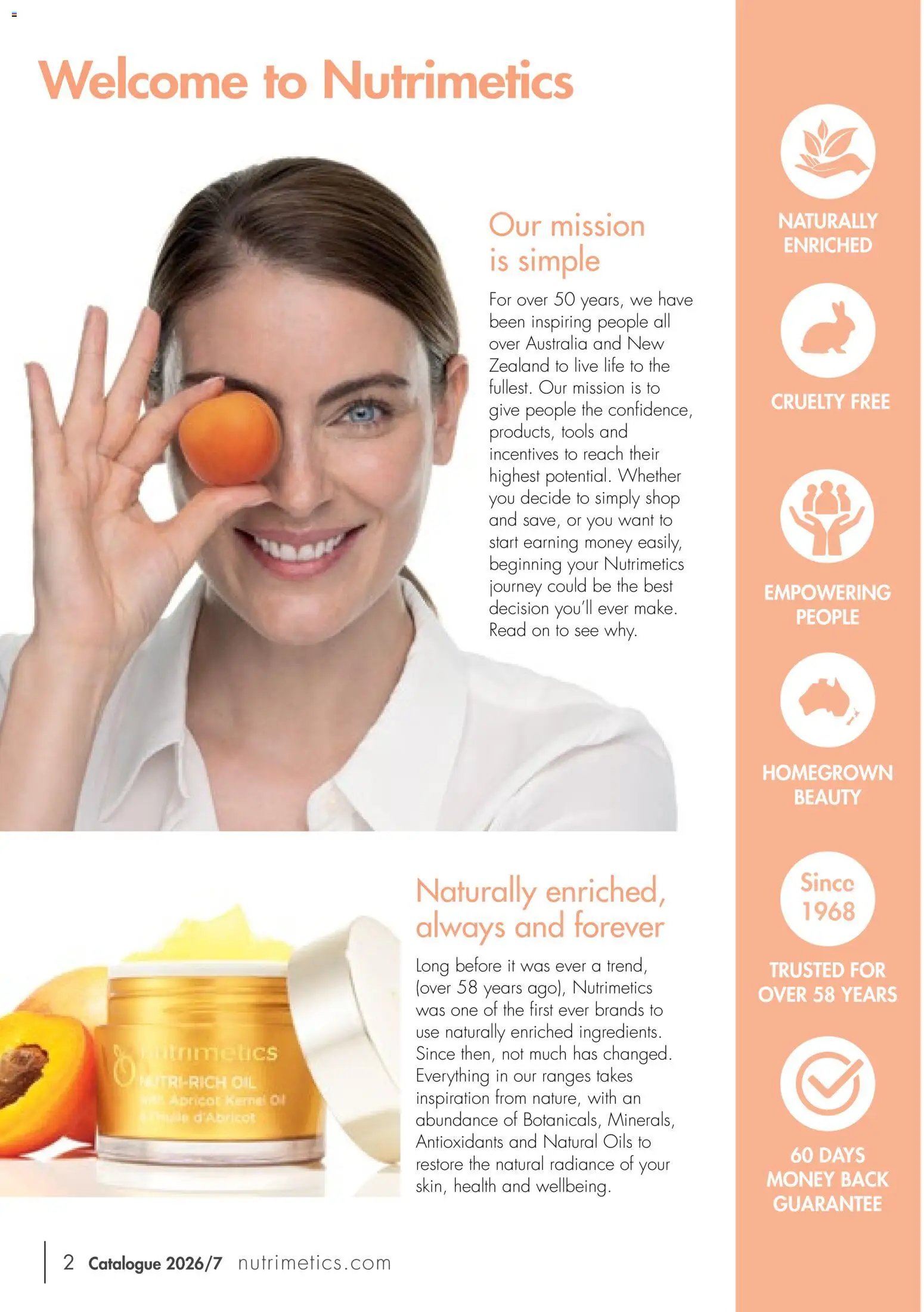 Nutrimetics catalogue from 01/09/2026 Nutrimetics Catalogue Product 2026-27