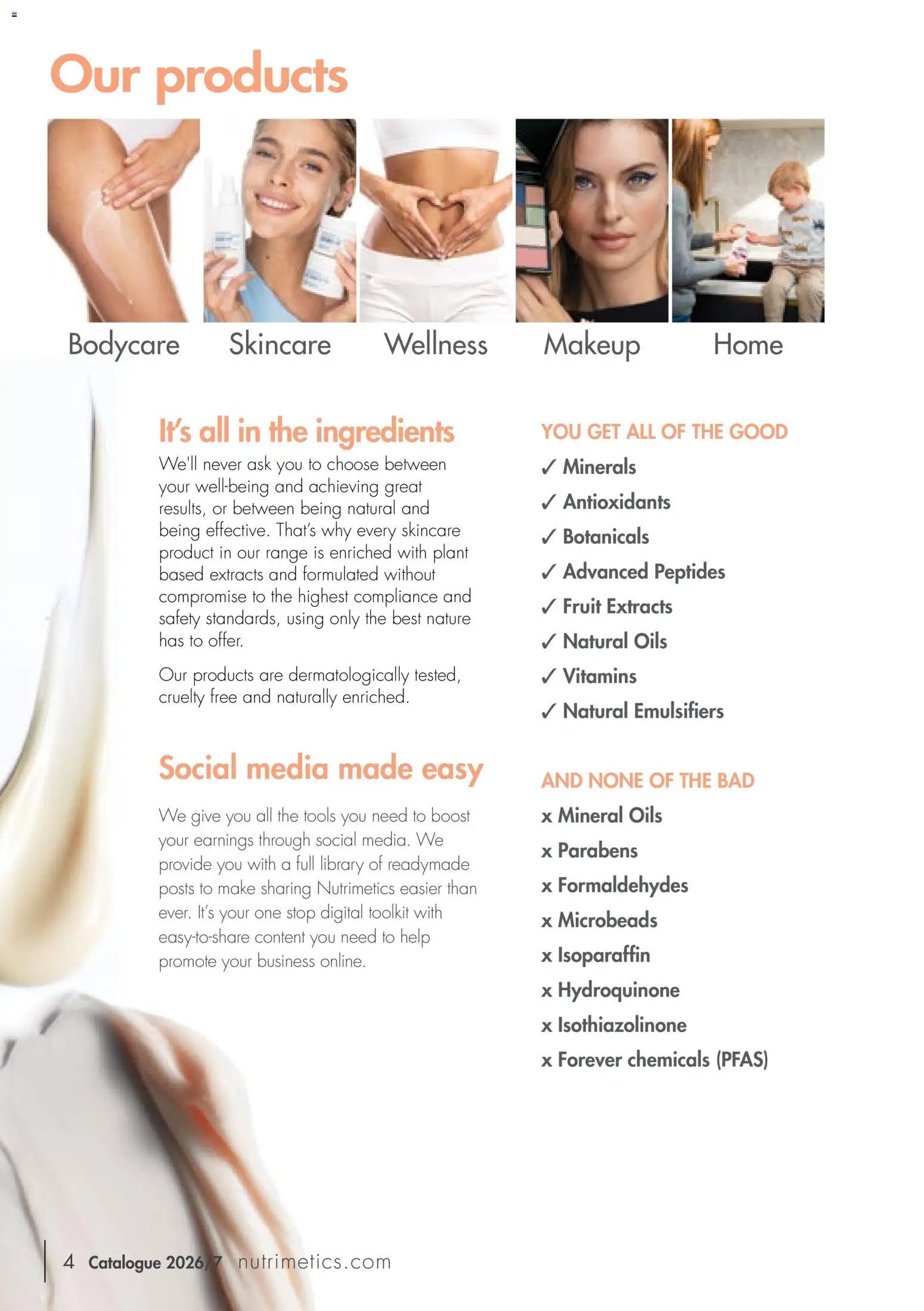 Nutrimetics catalogue from 01/09/2026 Nutrimetics Catalogue Product 2026-27
