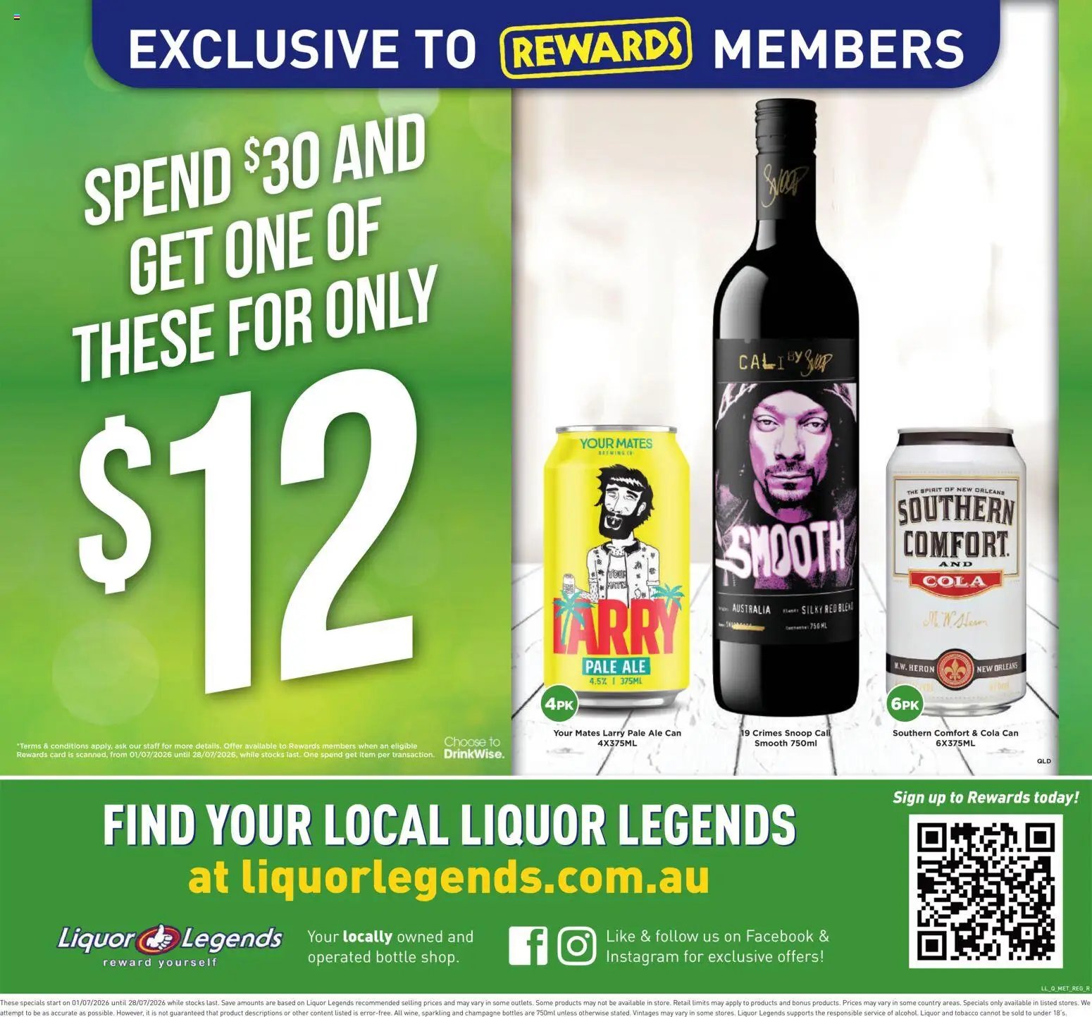 Liquor Legends catalogue from 01/07/2026 Liquor Legends catalogue Yatala