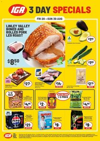 IGA catalogue from 28/08/2026 IGA 3 Day Specials Northbridg