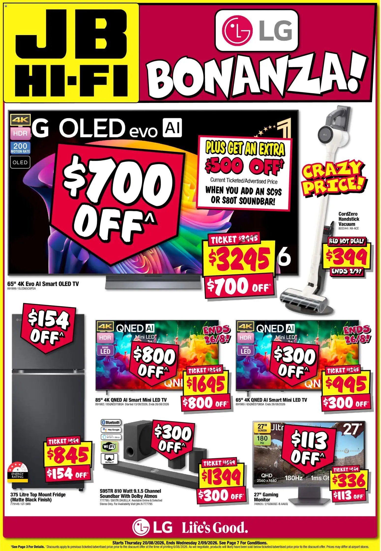 JB Hi-Fi catalogue from 20/08/2026 JB Hi-Fi LG Bonanza
