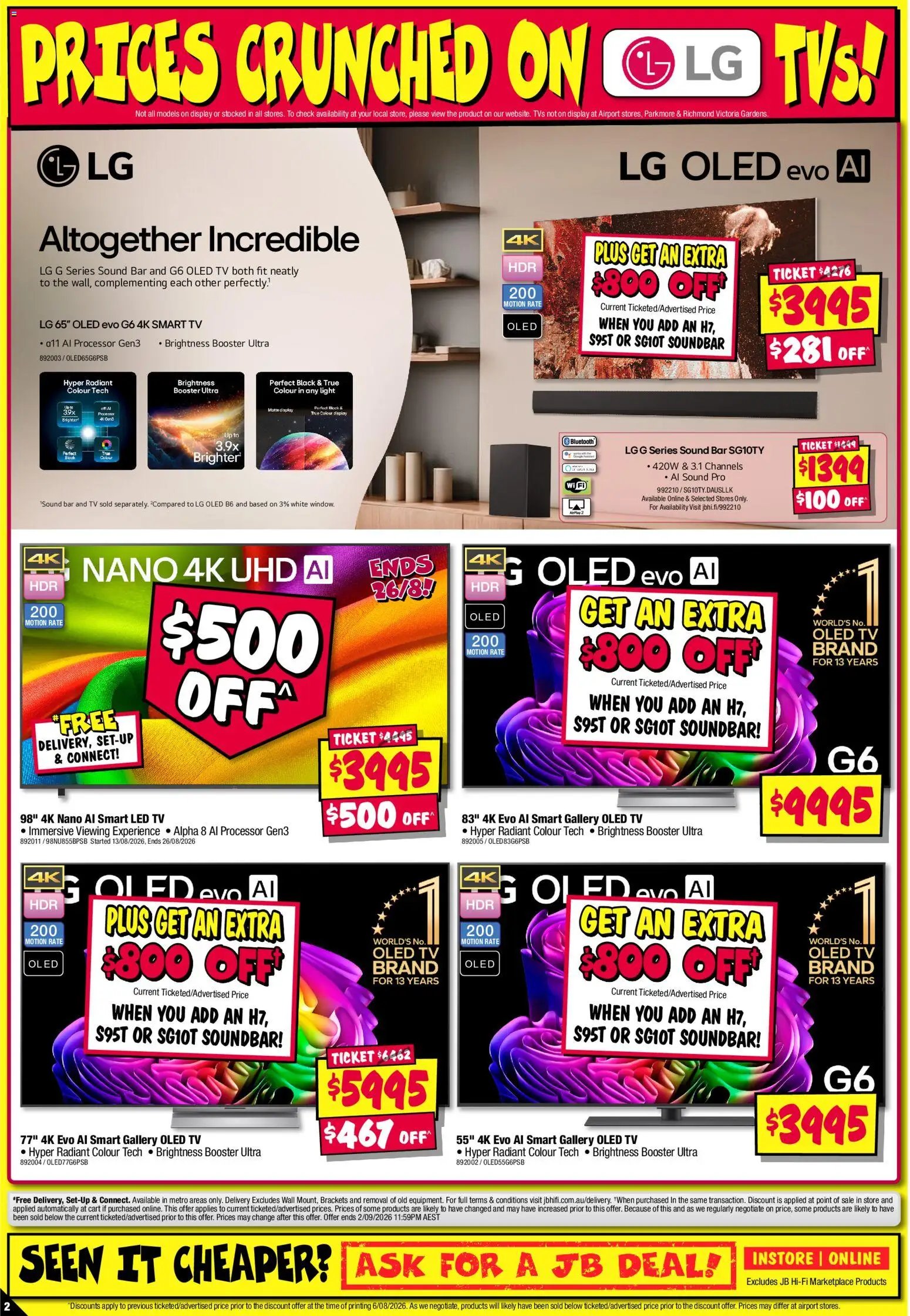 JB Hi-Fi catalogue from 20/08/2026 JB Hi-Fi LG Bonanza