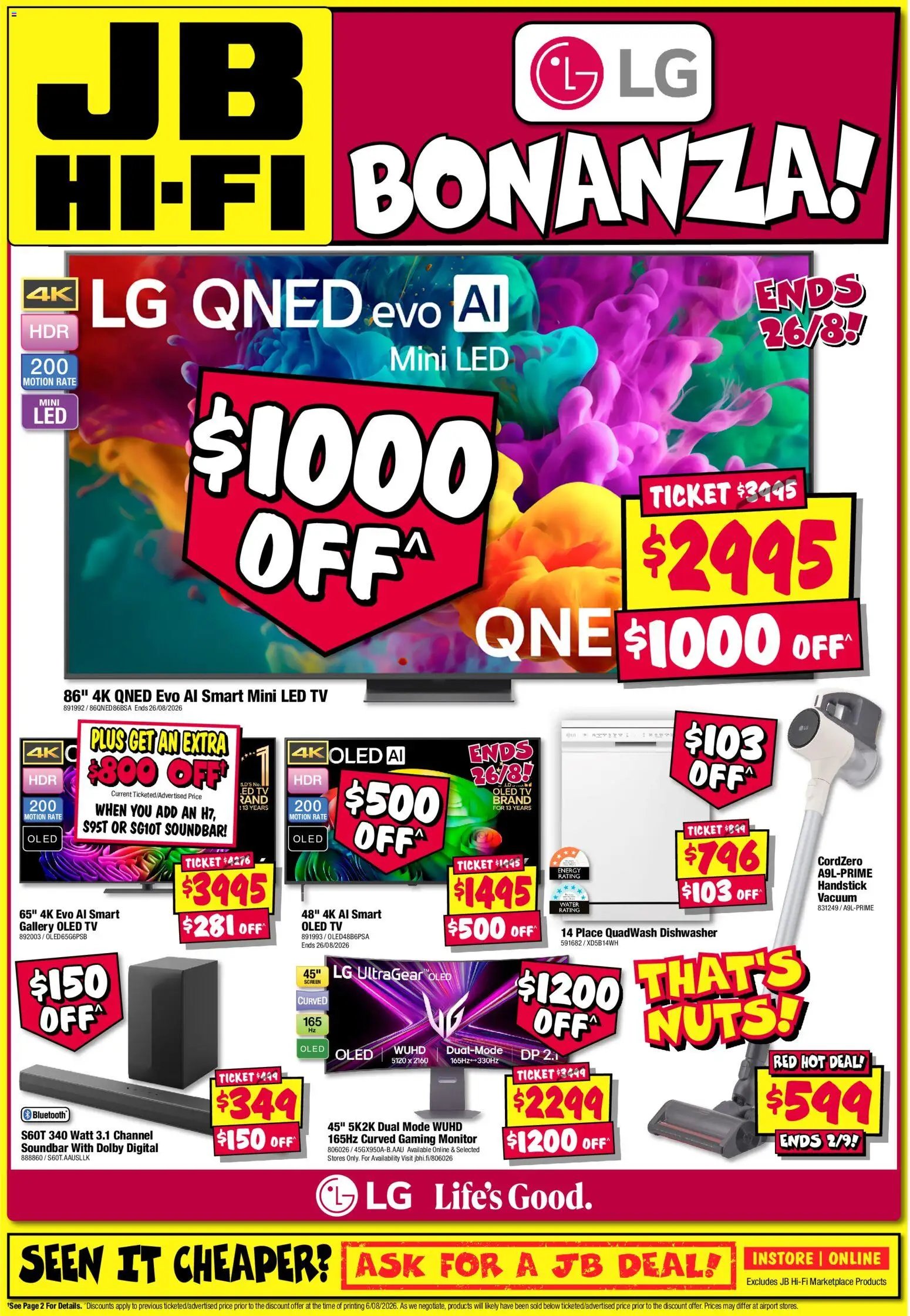 JB Hi-Fi catalogue from 20/08/2026 JB Hi-Fi LG Bonanza