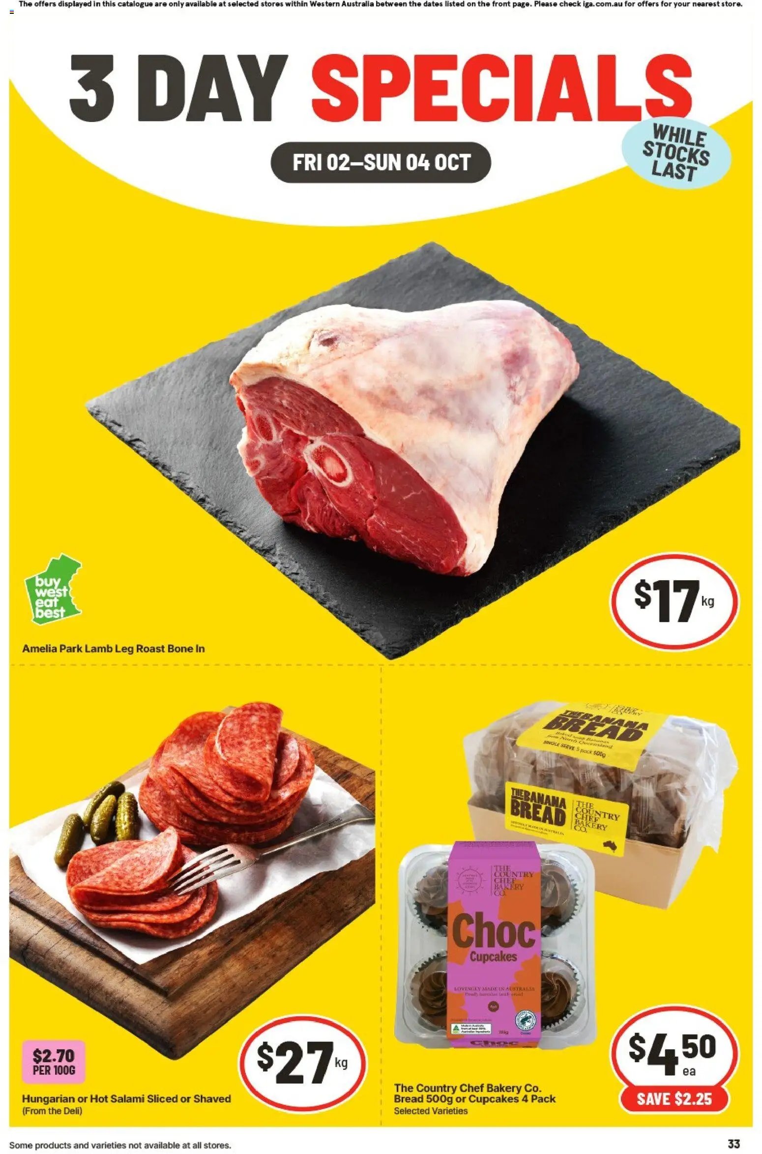 IGA catalogue from 02/10/2026 IGA catalogue 3 Day Specials Northbridge