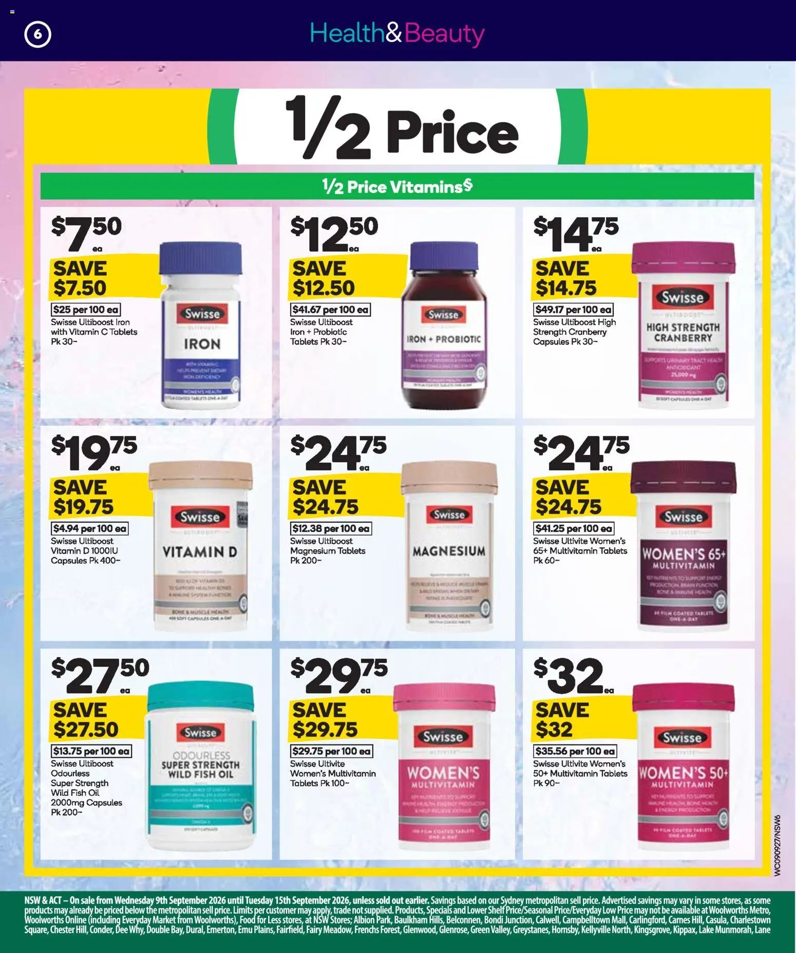 Woolworths catalogue from 09/09/2026 Woolworths catalogue NSW