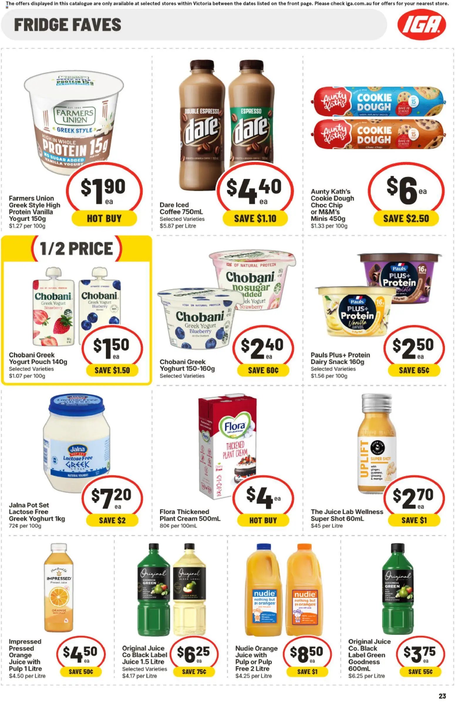 IGA catalogue from 07/10/2026 IGA catalogue